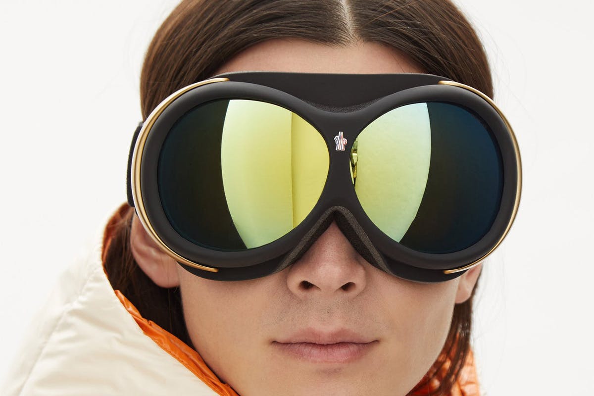 Logo Ski Goggles in Black - Celine Eyewear