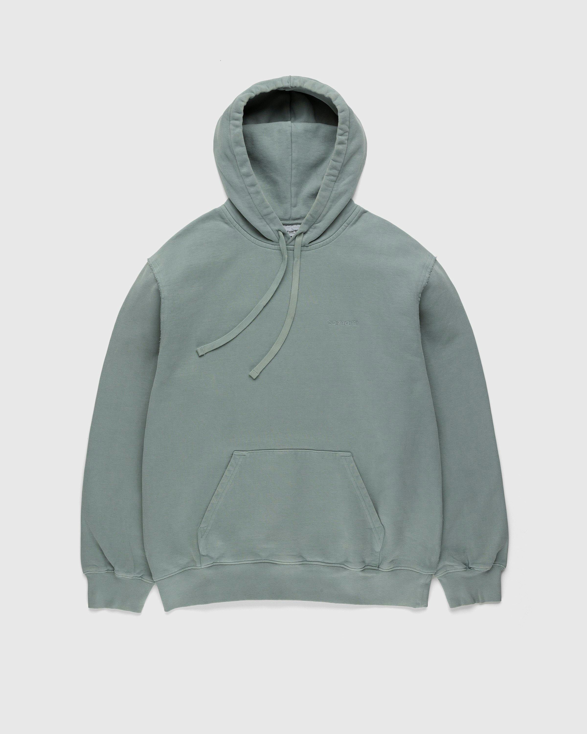 Carhartt WIP - Marfa Hoodie Misty Sage - Clothing - Green - Image 1