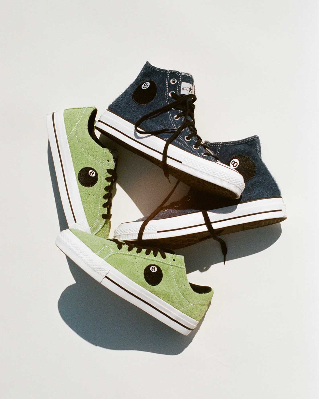 Stüssy's 8-Ball Fever Continues With Converse Sneakers