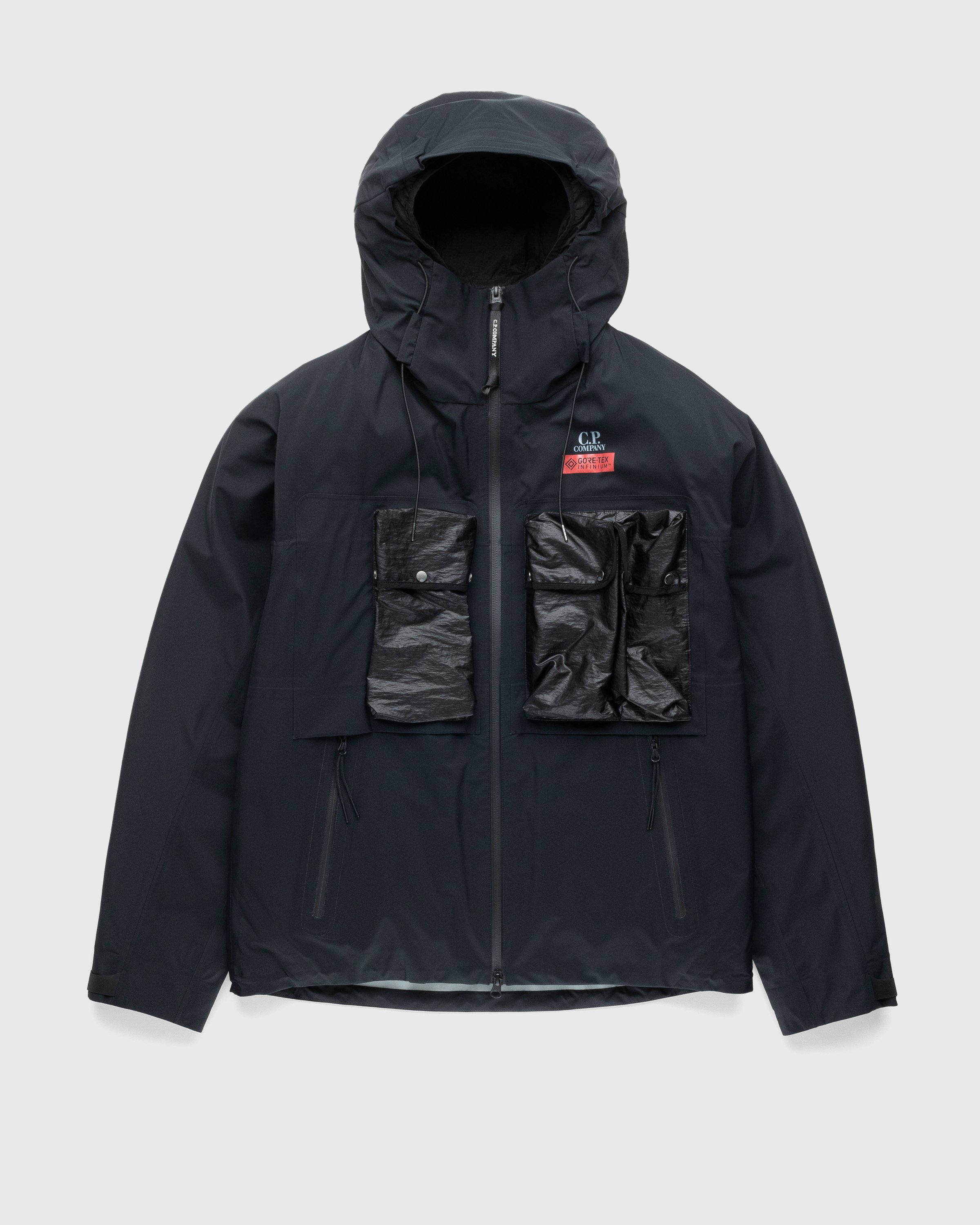 C.P. Company - Gore-Tex Infinium Jacket Black - Clothing - Black - Image 1