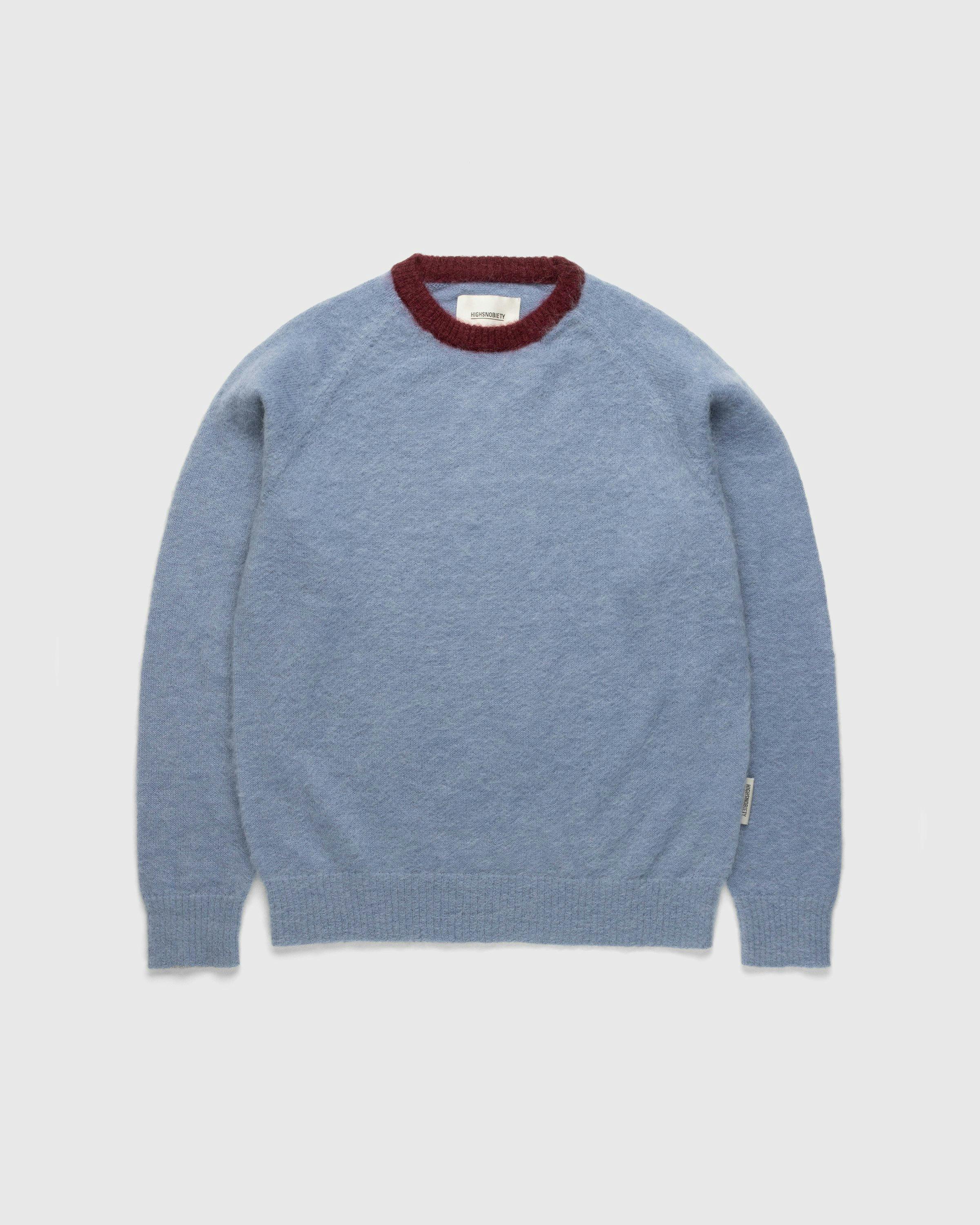 Highsnobiety - Alpaca Sweater Baby Blue Kids - Clothing - Blue - Image 1