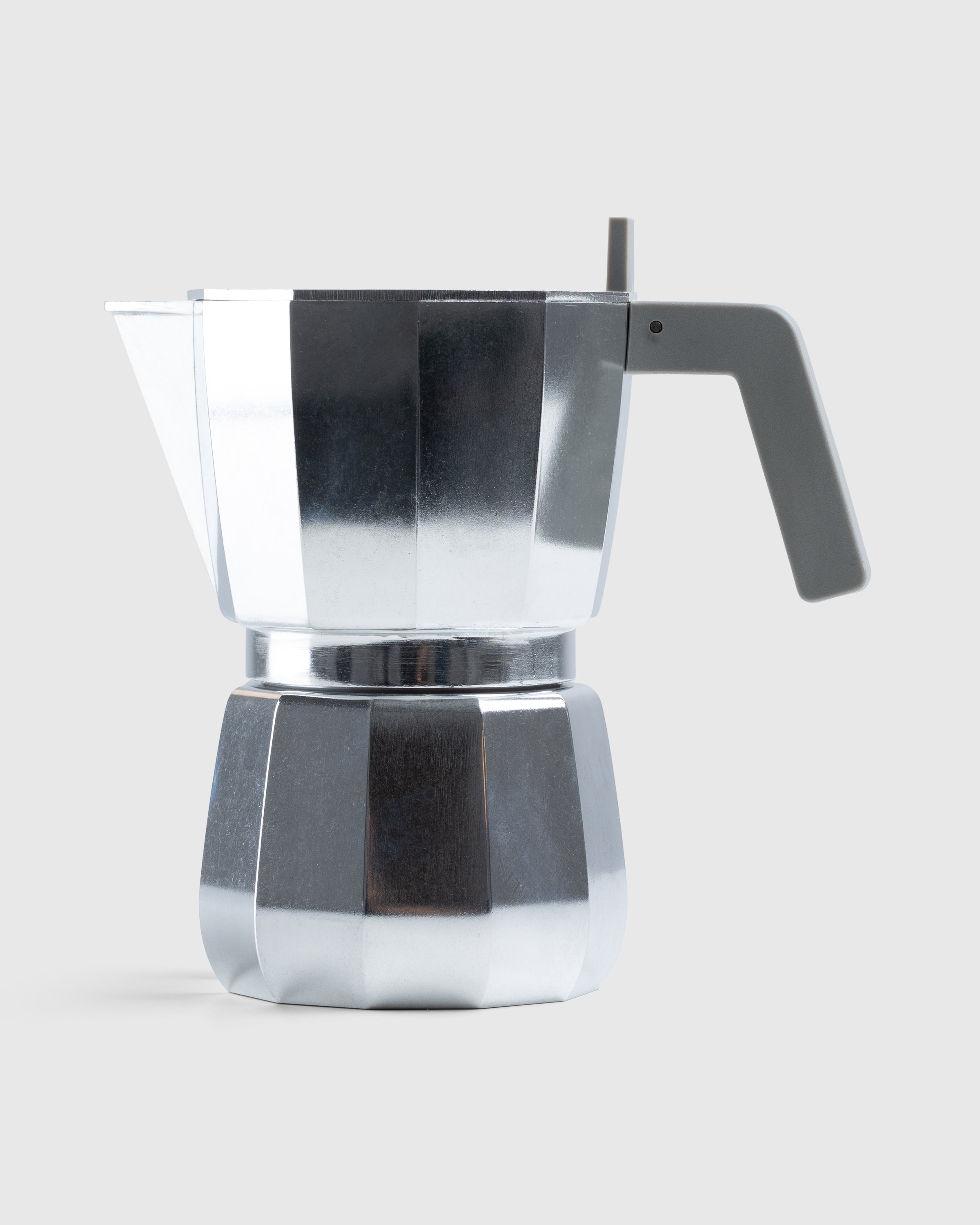 ALESSI - David Chipperfield Moka Maker (6 Cups) - Lifestyle - Silver - Image 1