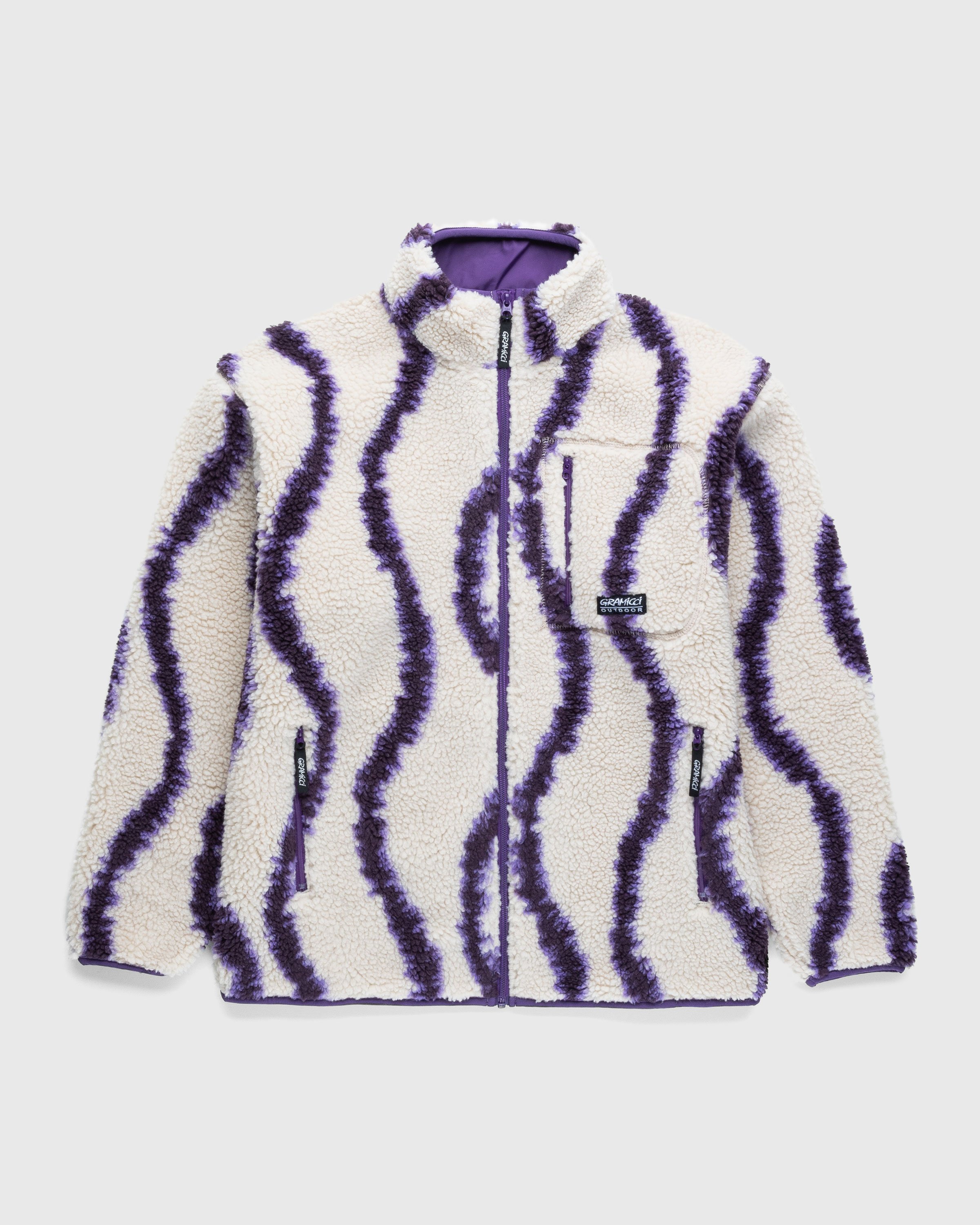 Gramicci - Sherpa Jacket Natural Swirl - Clothing - Beige - Image 1