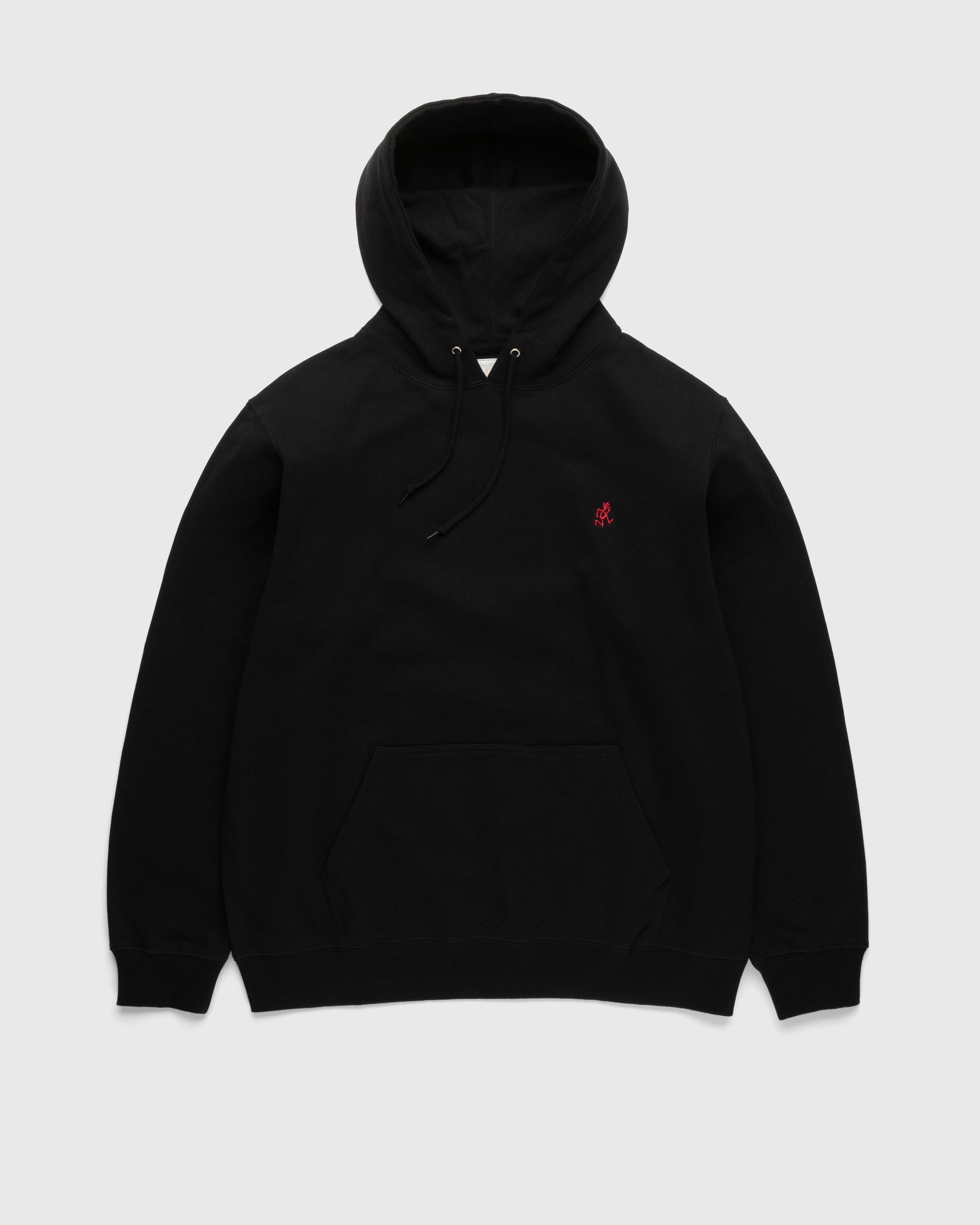 Gramicci - One Point Hooded Sweatshirt Black - Clothing - Black - Image 1