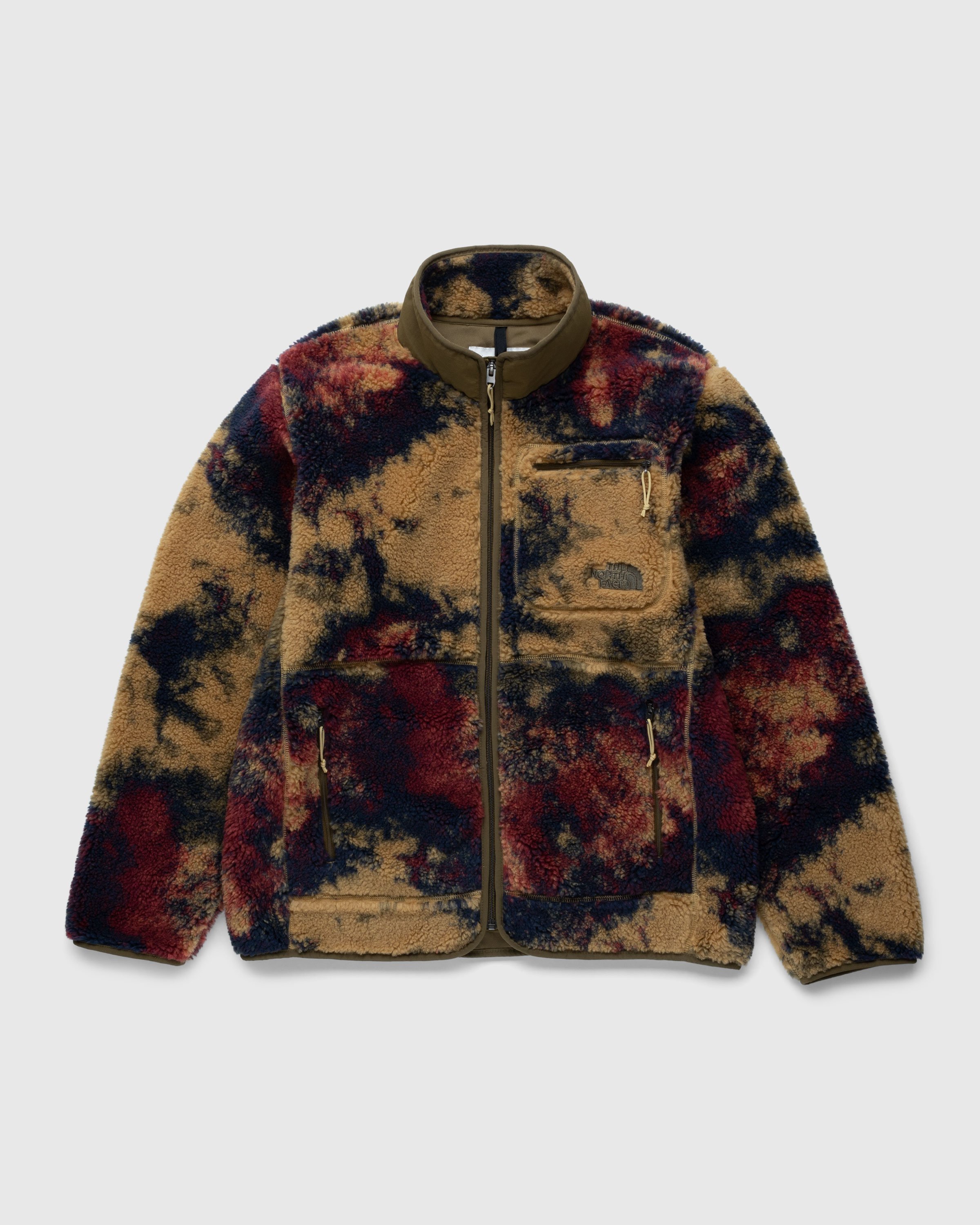 The North Face - Jacquard Extreme Pile Full-Zip Jacket Antelope Tan/Ice Dye Print - Clothing - Multi - Image 1