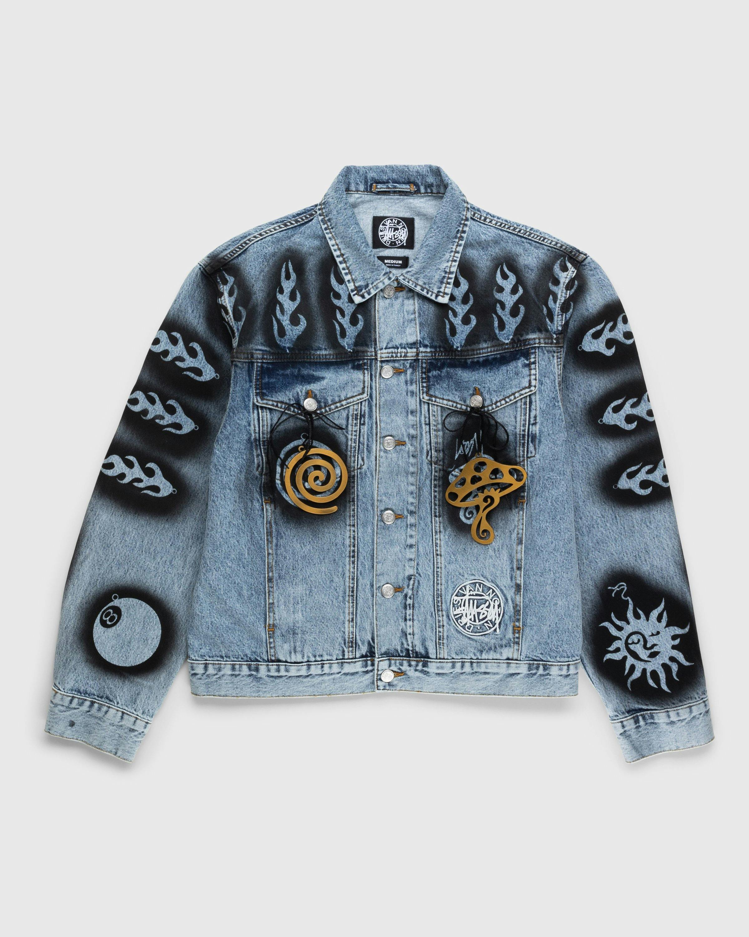 Stüssy x Dries van Noten - Stencil Denim Jacket - Clothing - Black - Image 1