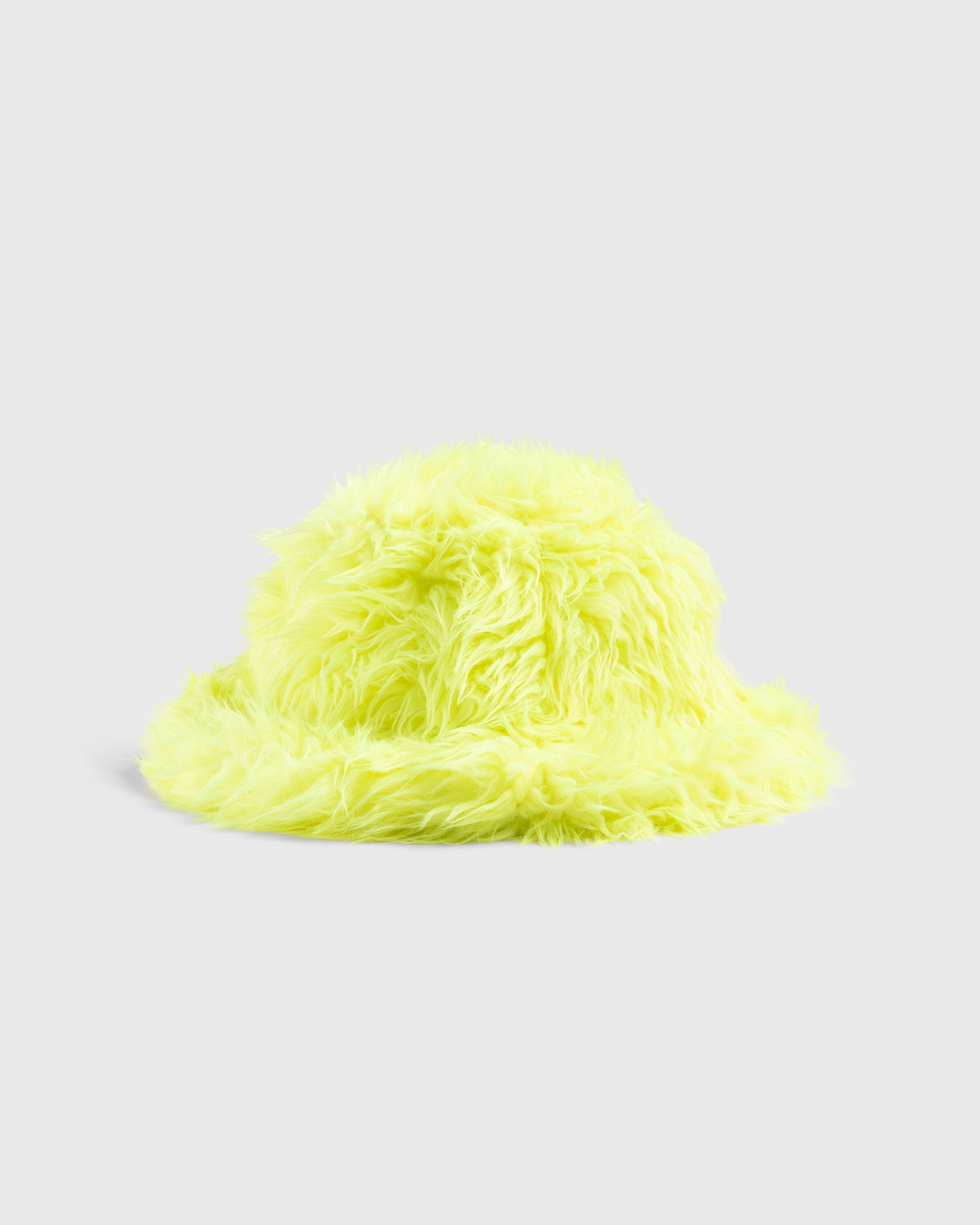 Acne Studios - Fuzzy Bucket Hat Yellow - Accessories - Yellow - Image 1