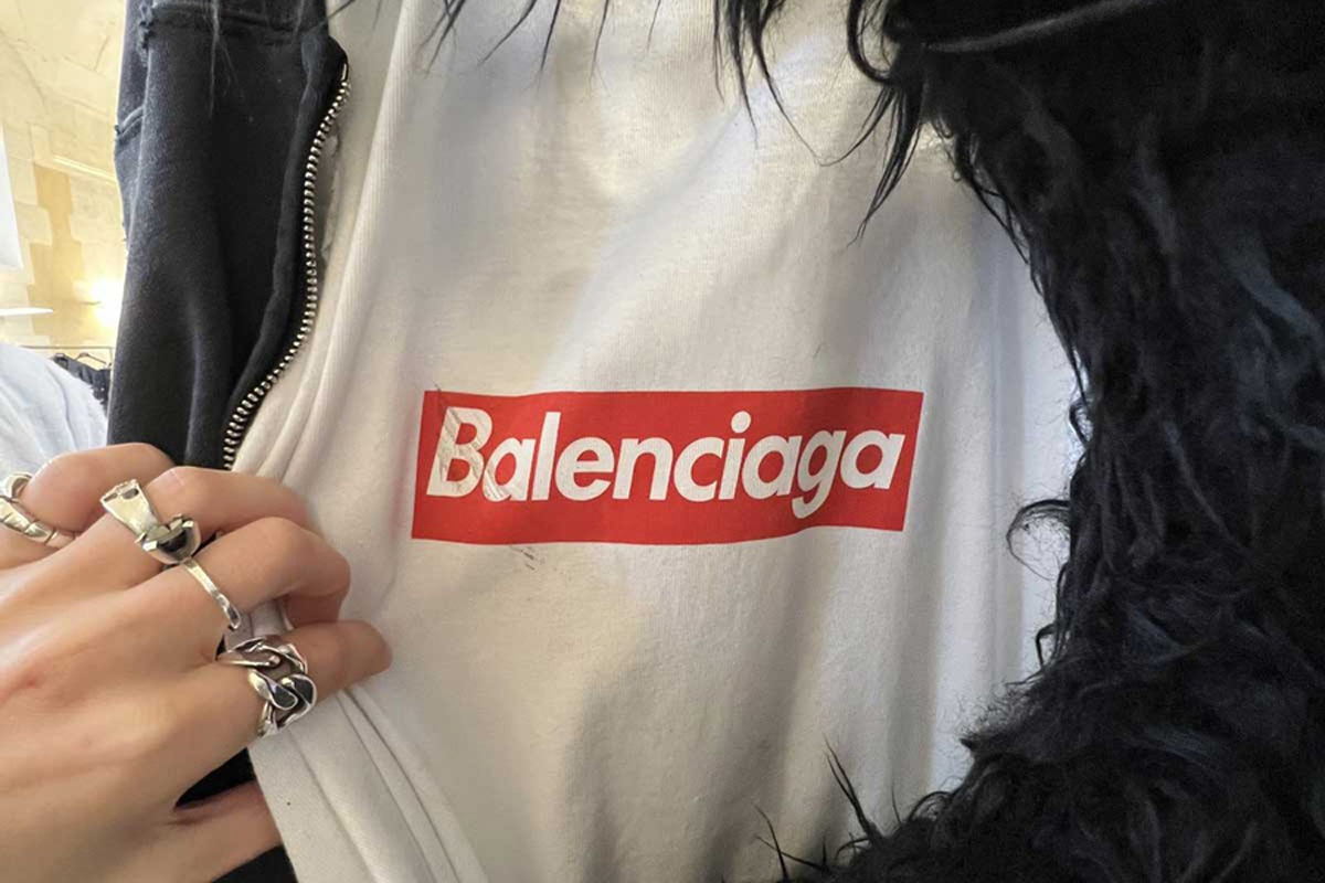 Balenciaga logo tee