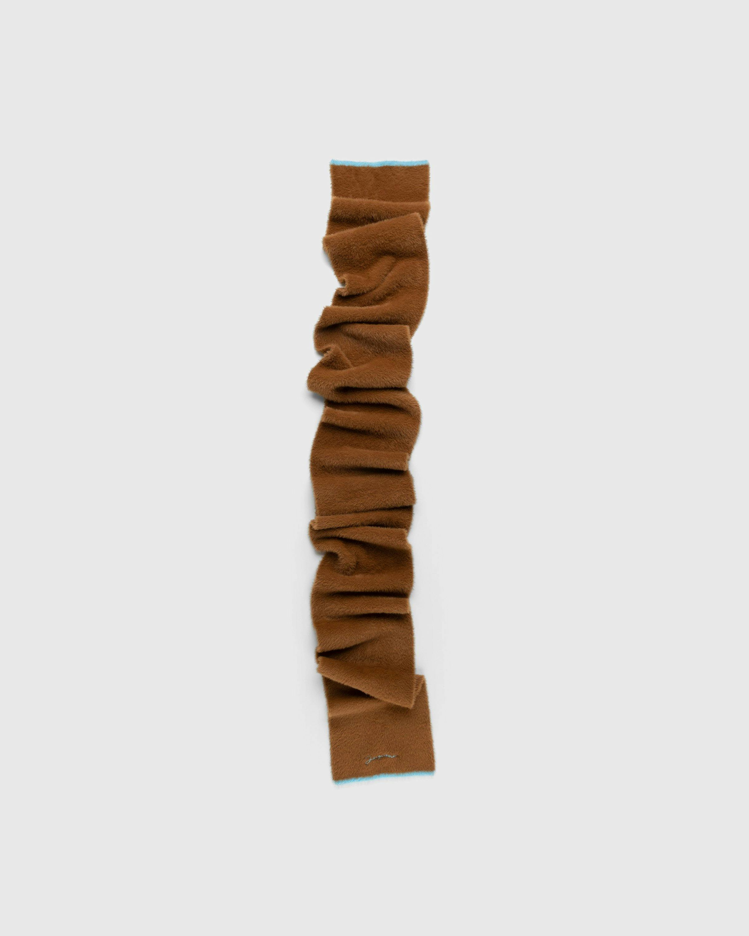 JACQUEMUS - L'Echarpe Neve - Accessories - Brown - Image 1