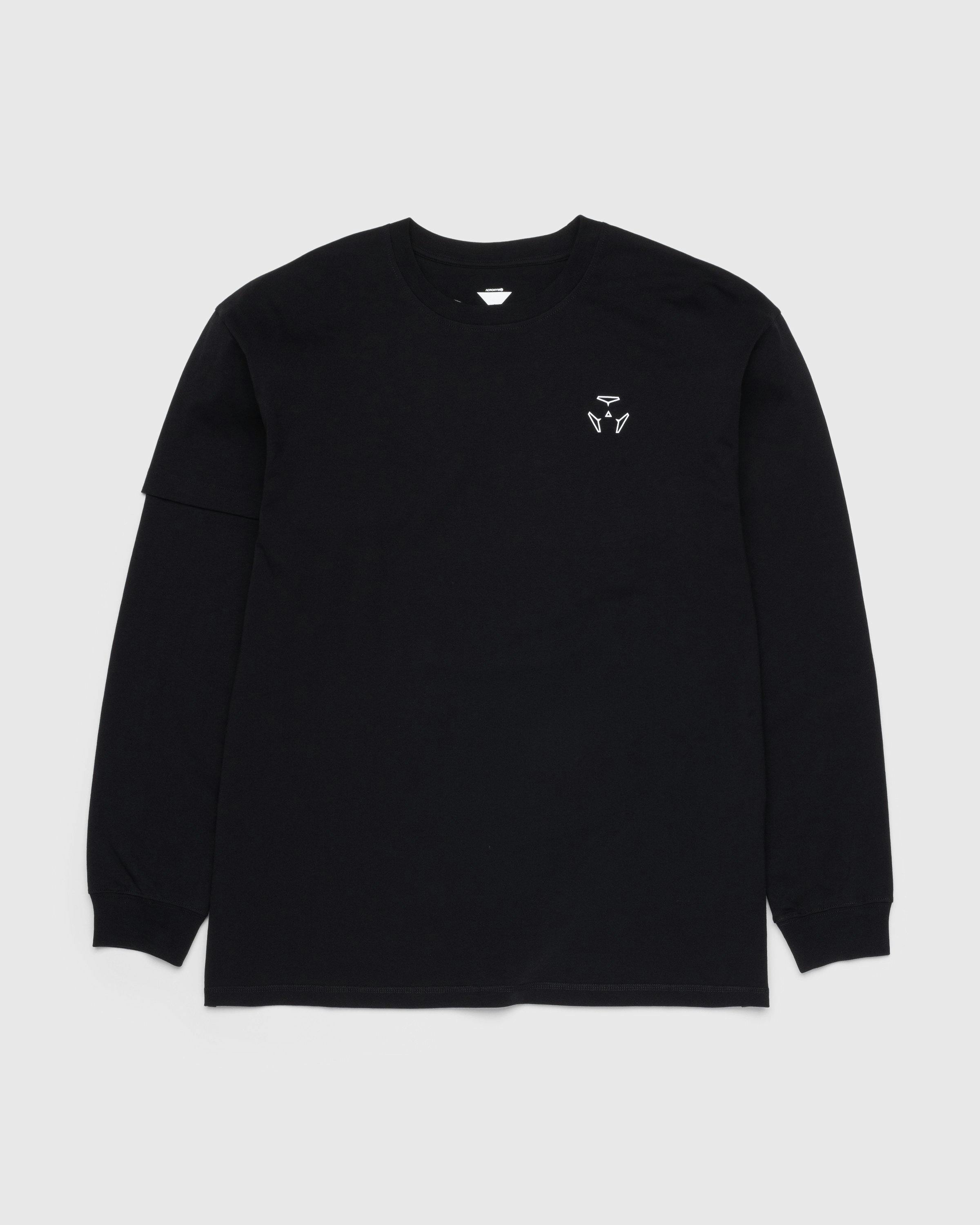 ACRONYM - S29-PR-A Organic Cotton Longsleeve T-Shirt Black - Clothing - Black - Image 1