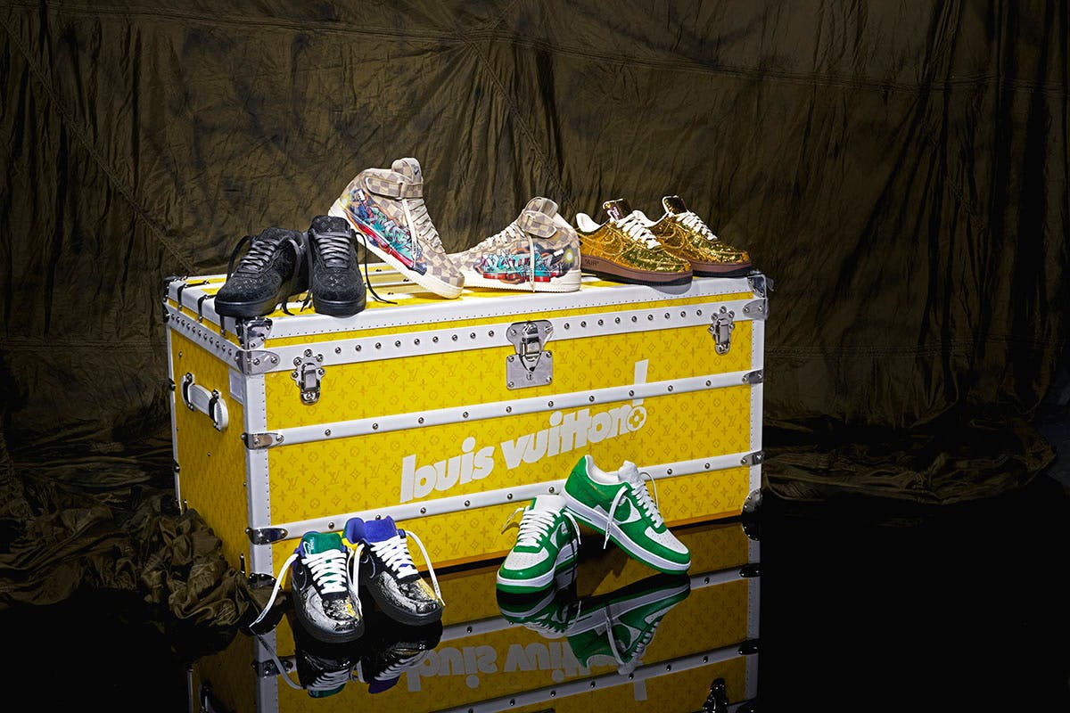 Louis Vuitton x Nike Air Force 1s Headed to Christie's Auction