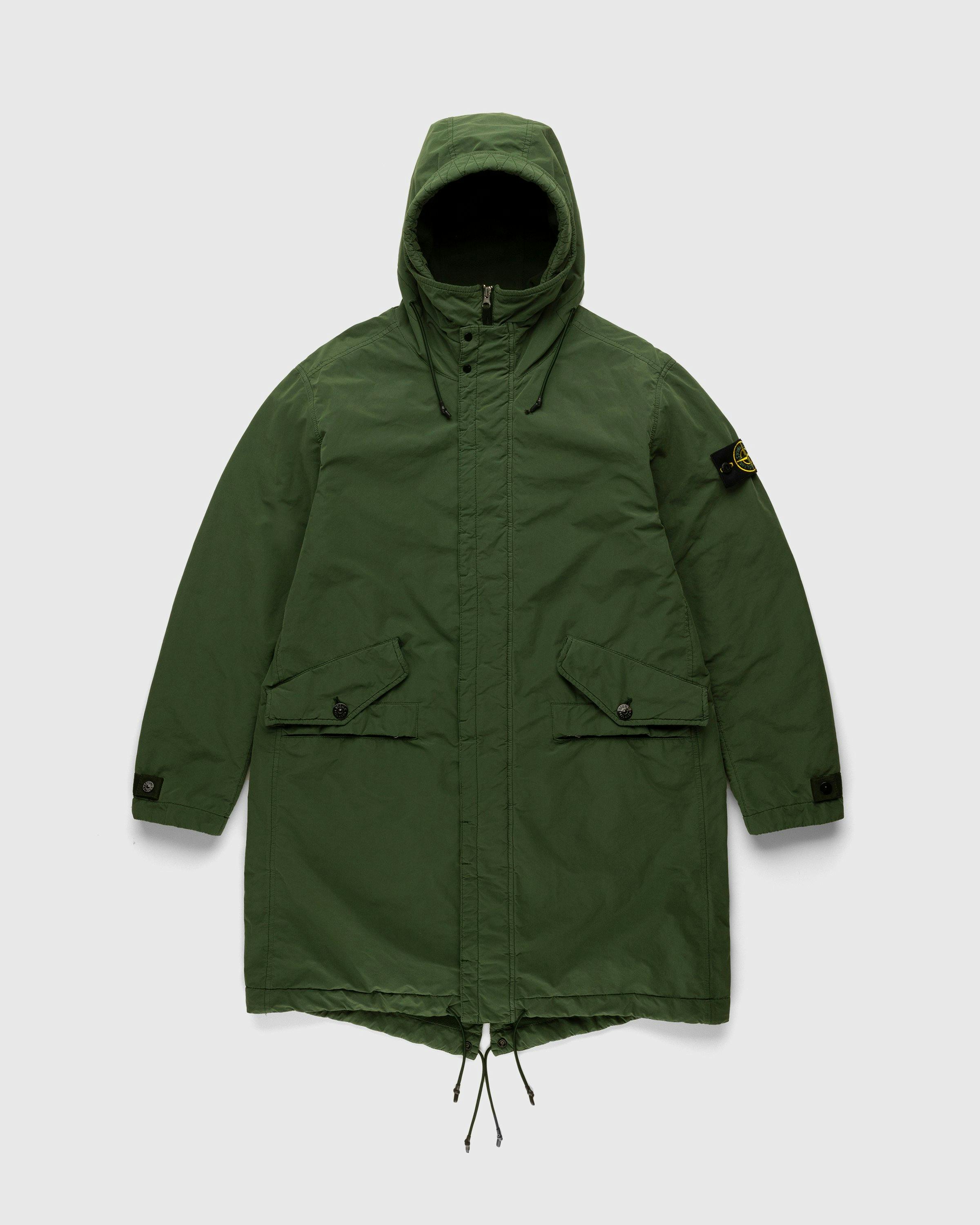 Stone Island - David Light-TC Parka Olive - Clothing - Green - Image 1