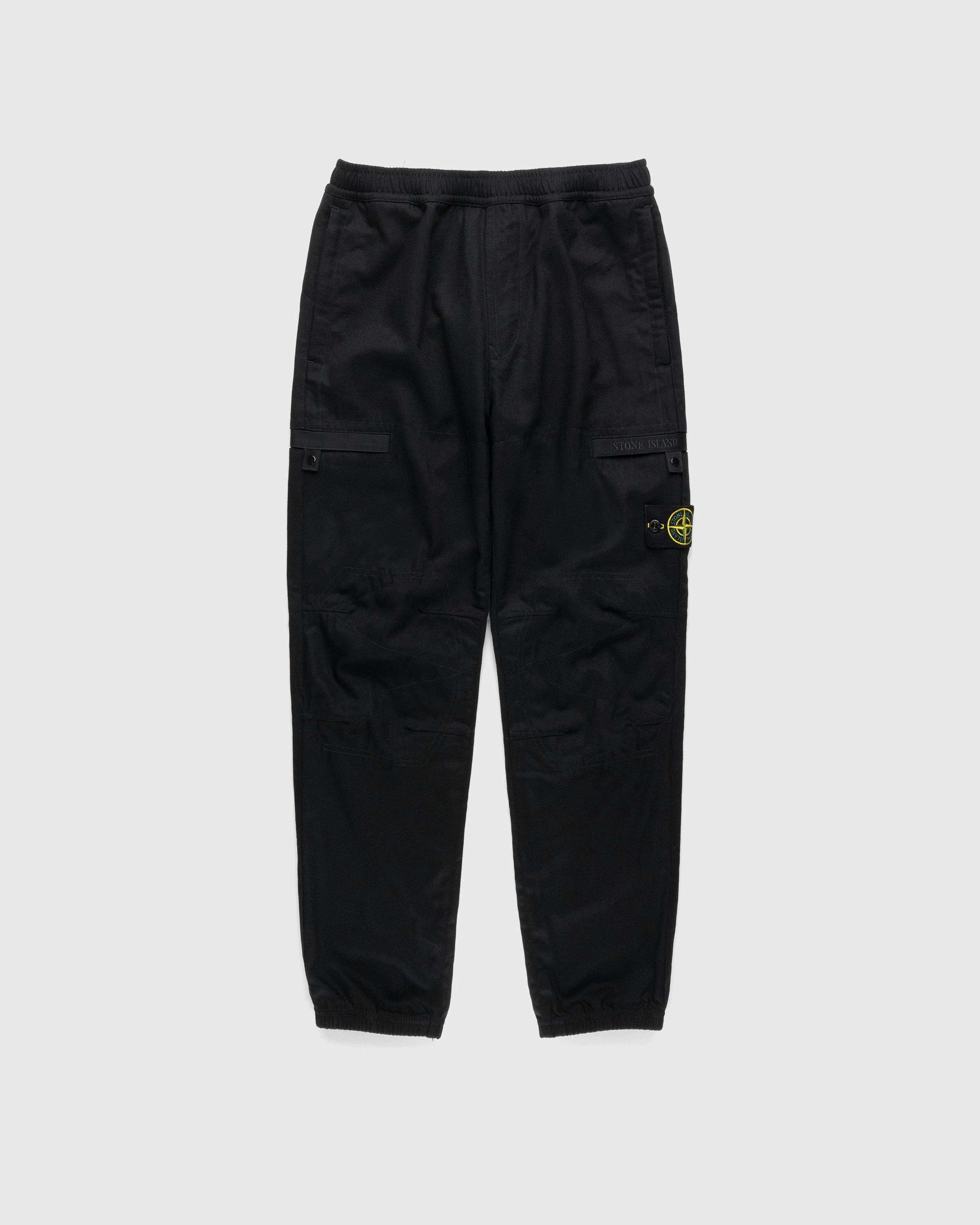 Stone Island - Wool-Nylon Cargo Pants Black - Clothing - Black - Image 1