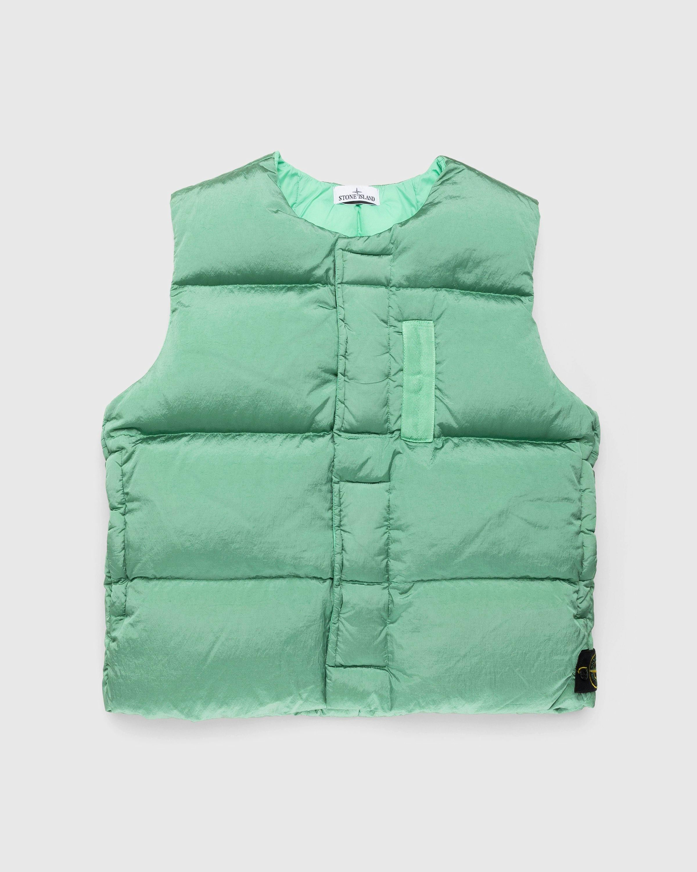 Stone Island - Nylon Metal Down Vest Light Green - Clothing - Green - Image 1