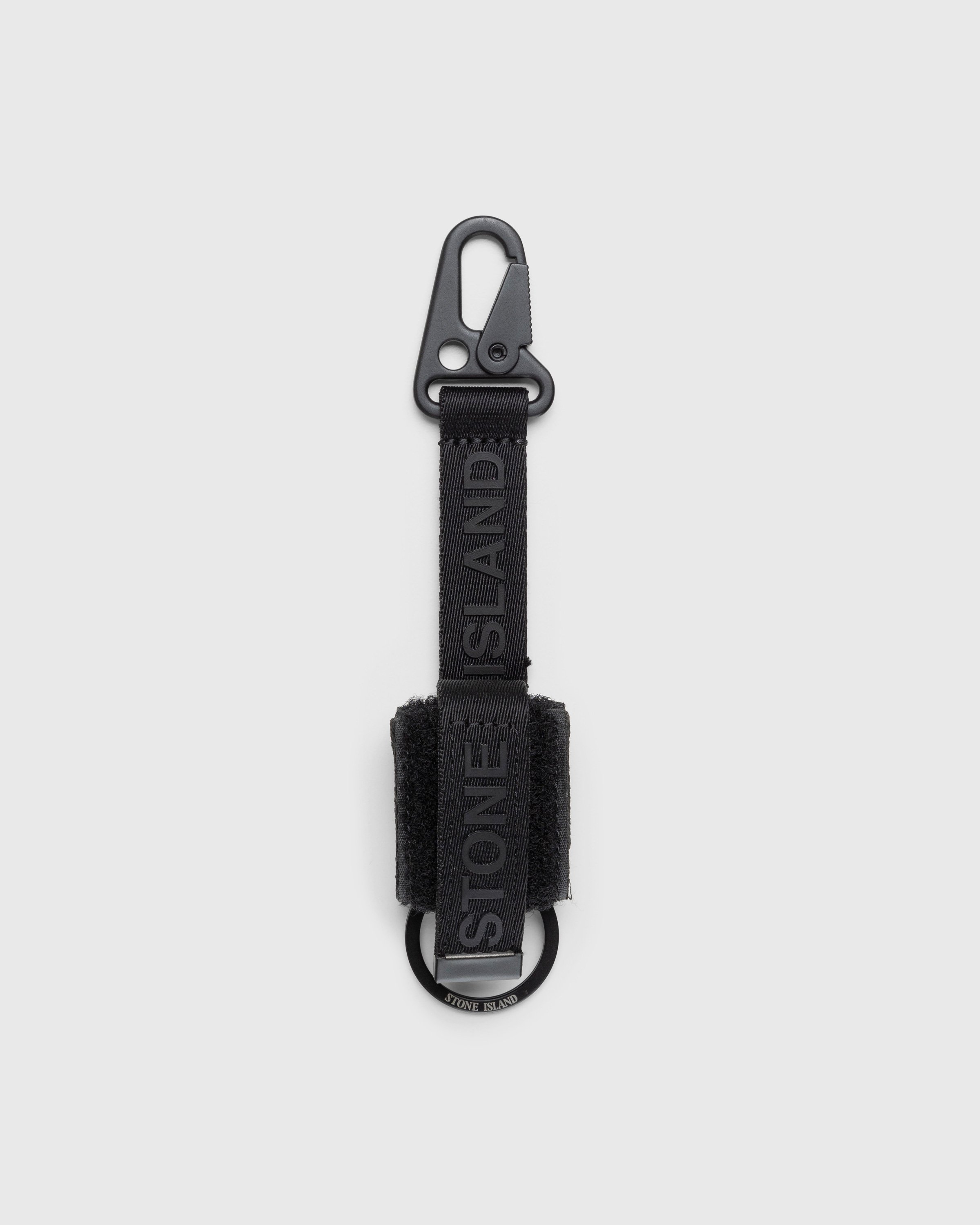 Stone Island - AirPods Case With Key Holder Black - Accessories - Black - Image 1