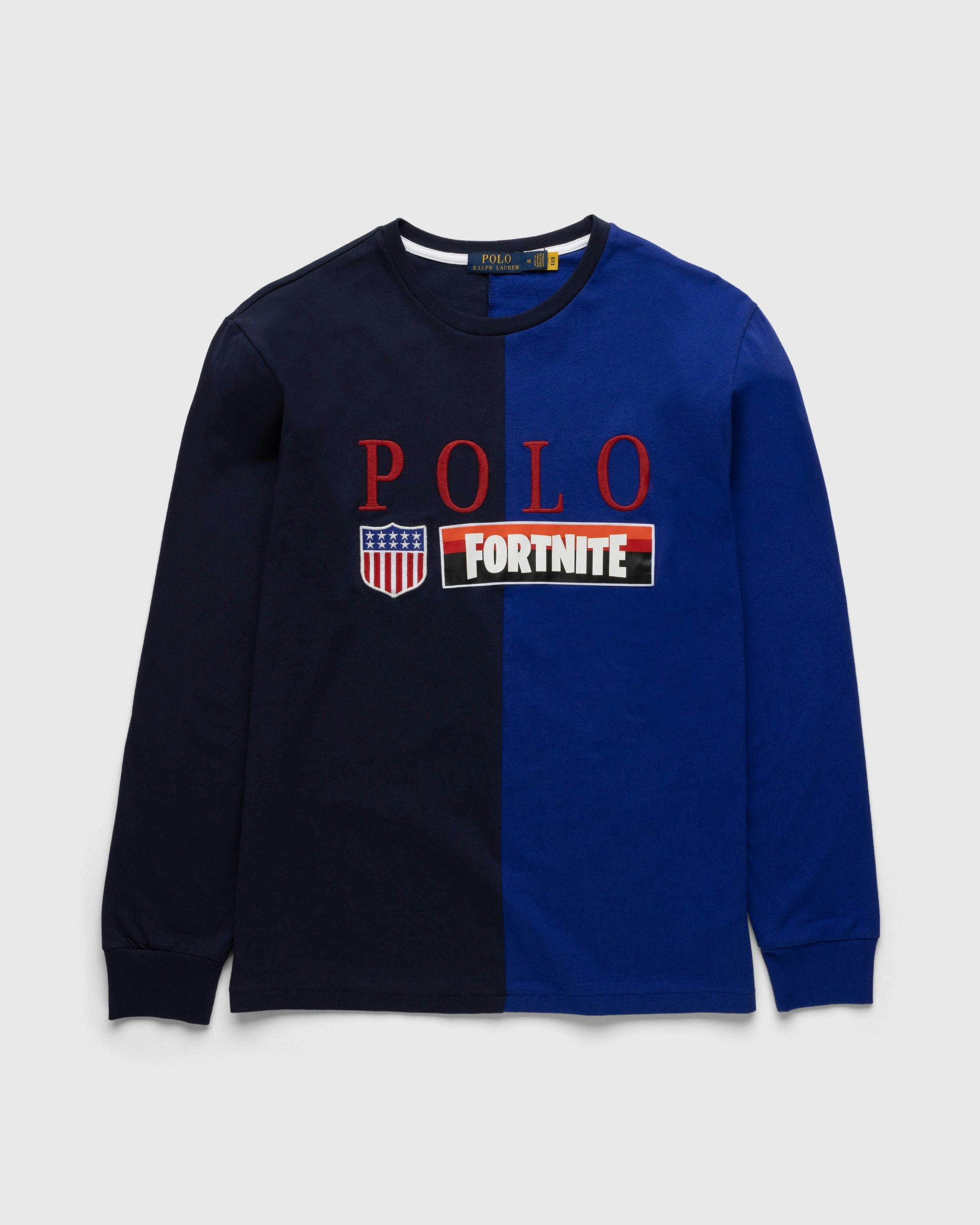 Ralph Lauren x Fortnite - Long Sleeve T-Shirt Blue - Clothing - Blue - Image 1