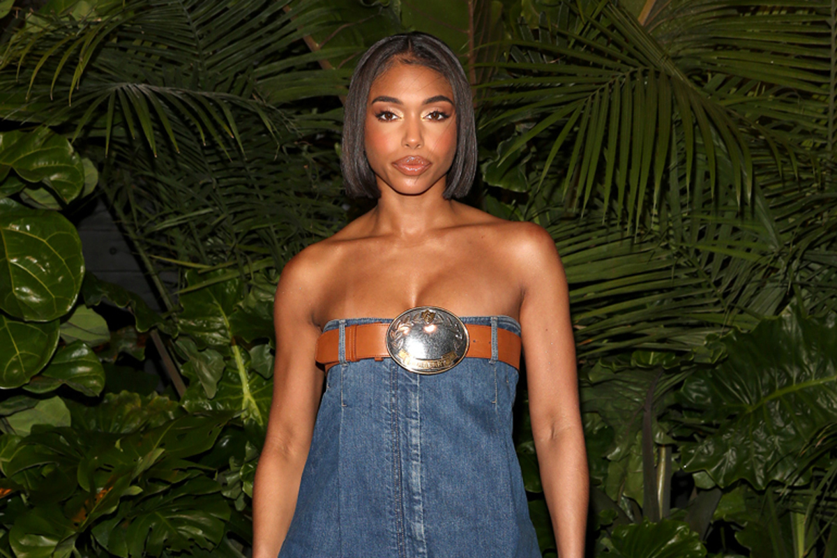 Lori Harvey's Furry Bag Is The Statement Accessory You Need For Fall