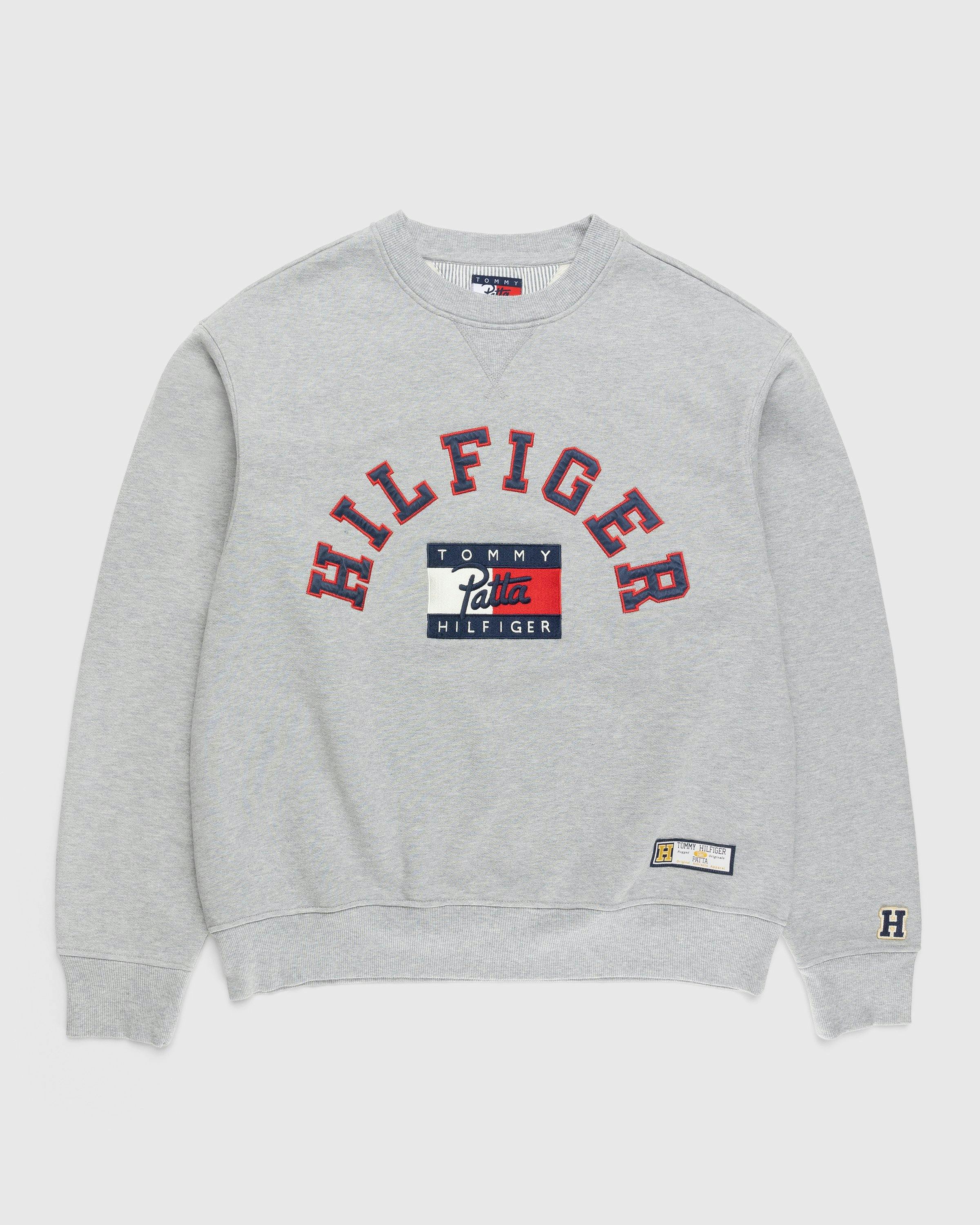 Patta x Tommy Hilfiger - Crewneck Sweatshirt Mid Grey Heather - Clothing - Grey - Image 1