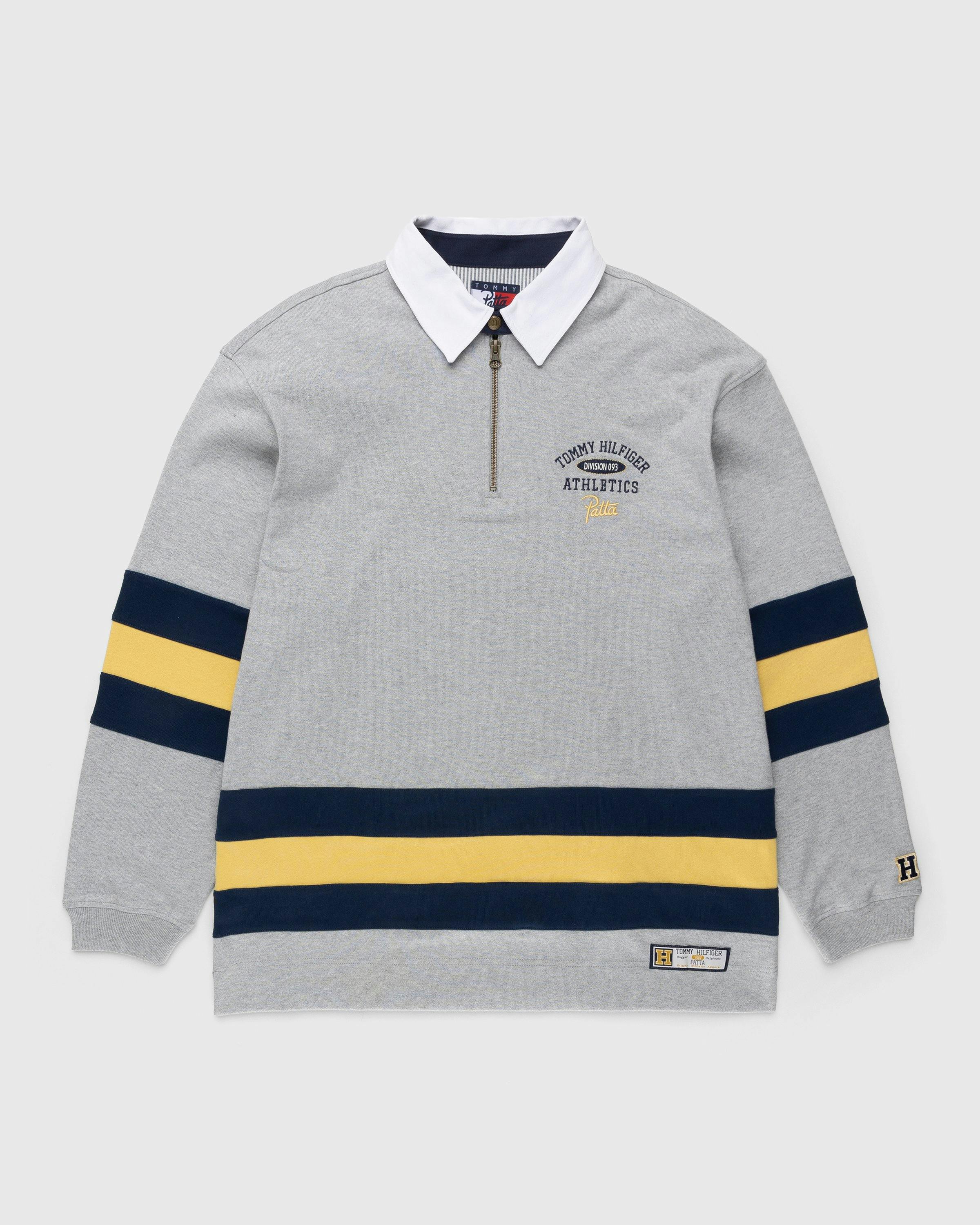 Patta x Tommy Hilfiger - Rugby Shirt Mid Grey Heather - Clothing - Grey - Image 1