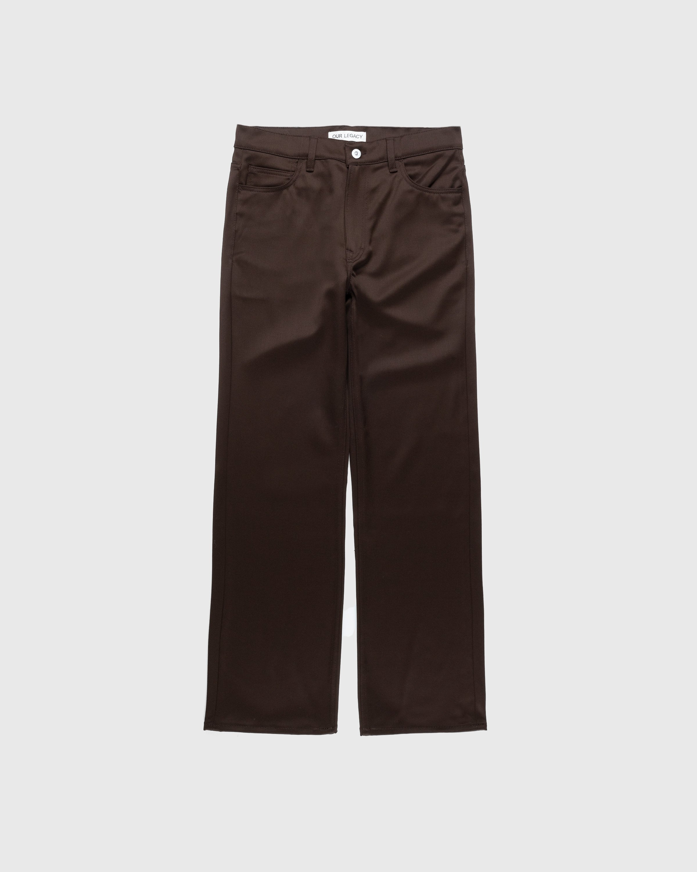 Our Legacy - ‘70s Cut Wool Trouser Brown - Clothing - Brown - Image 1