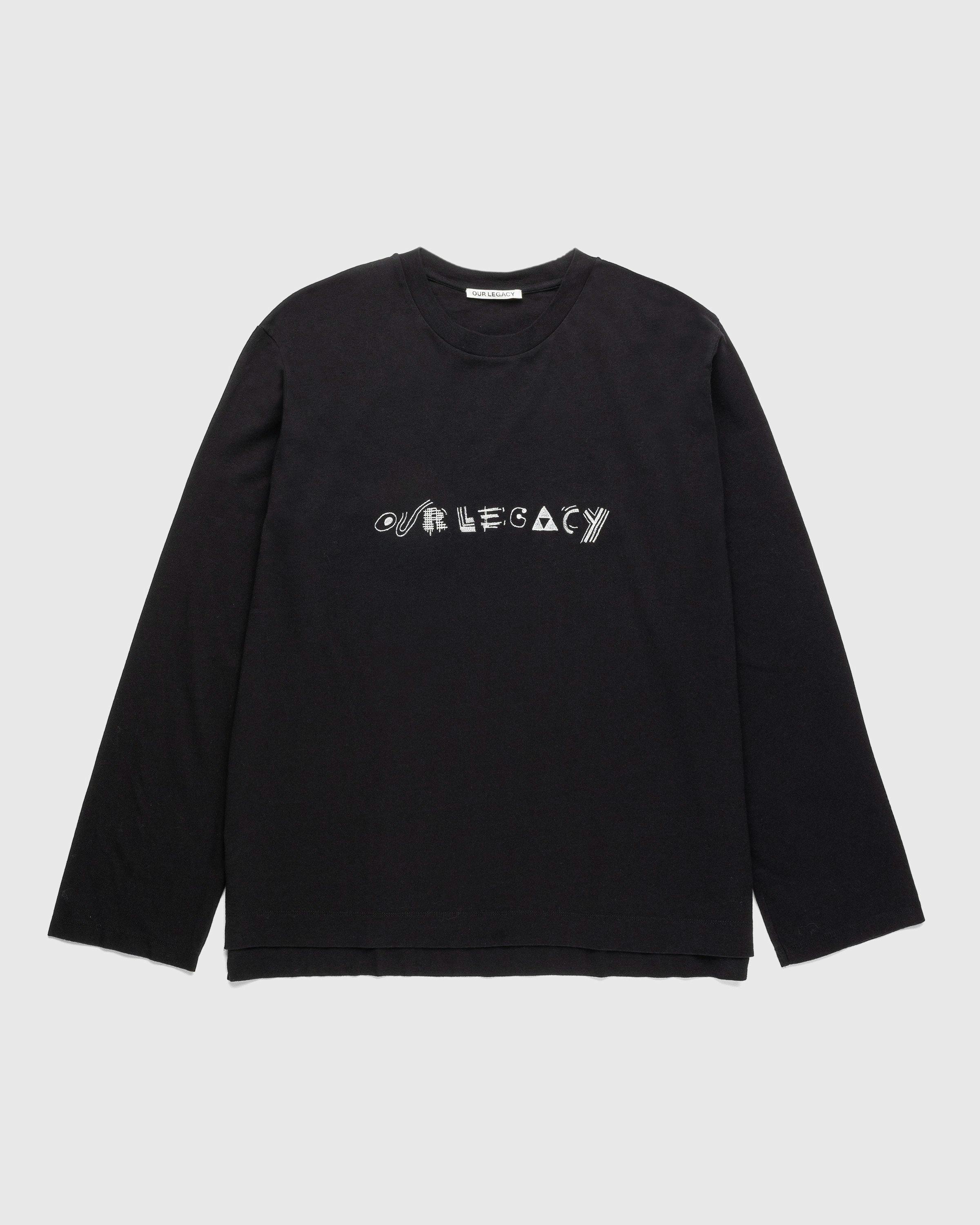 Our Legacy - Box Longsleeve Black - Clothing - Black - Image 1