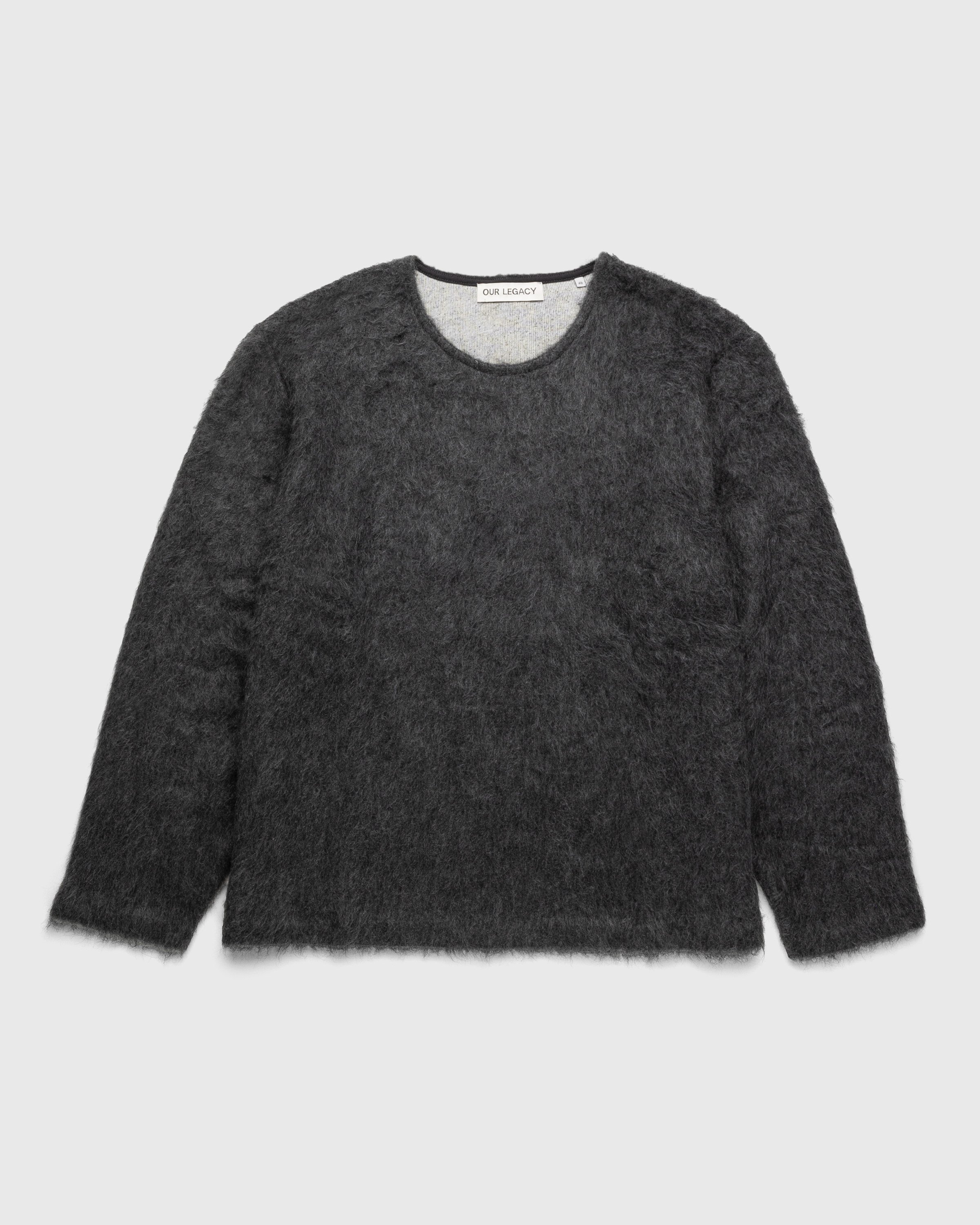 Our Legacy - Double Lock U Neck Sweater Ash Grey - Clothing - Grey - Image 1