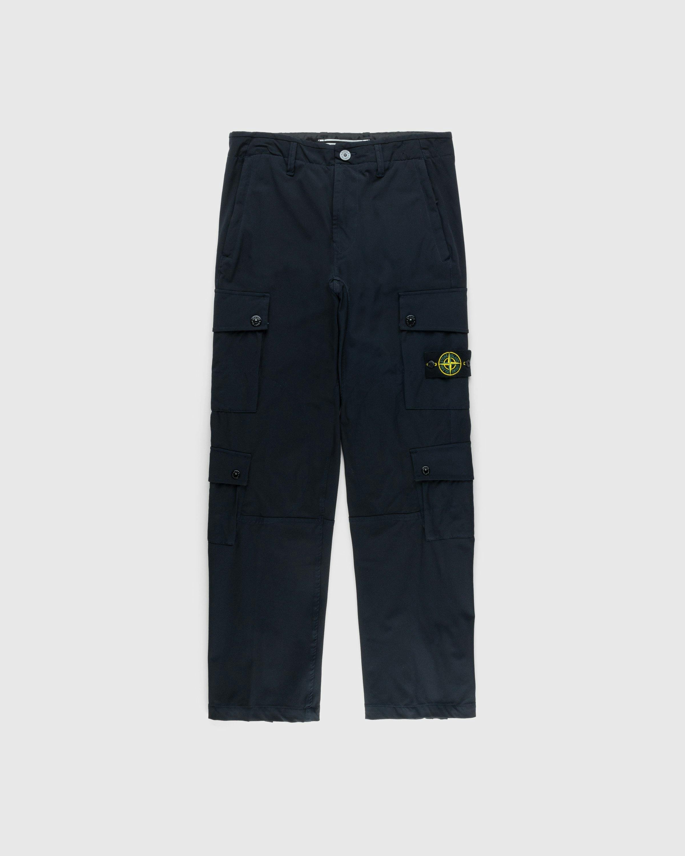 Stone Island - Nylon Cargo Pants Navy Blue - Clothing - Blue - Image 1