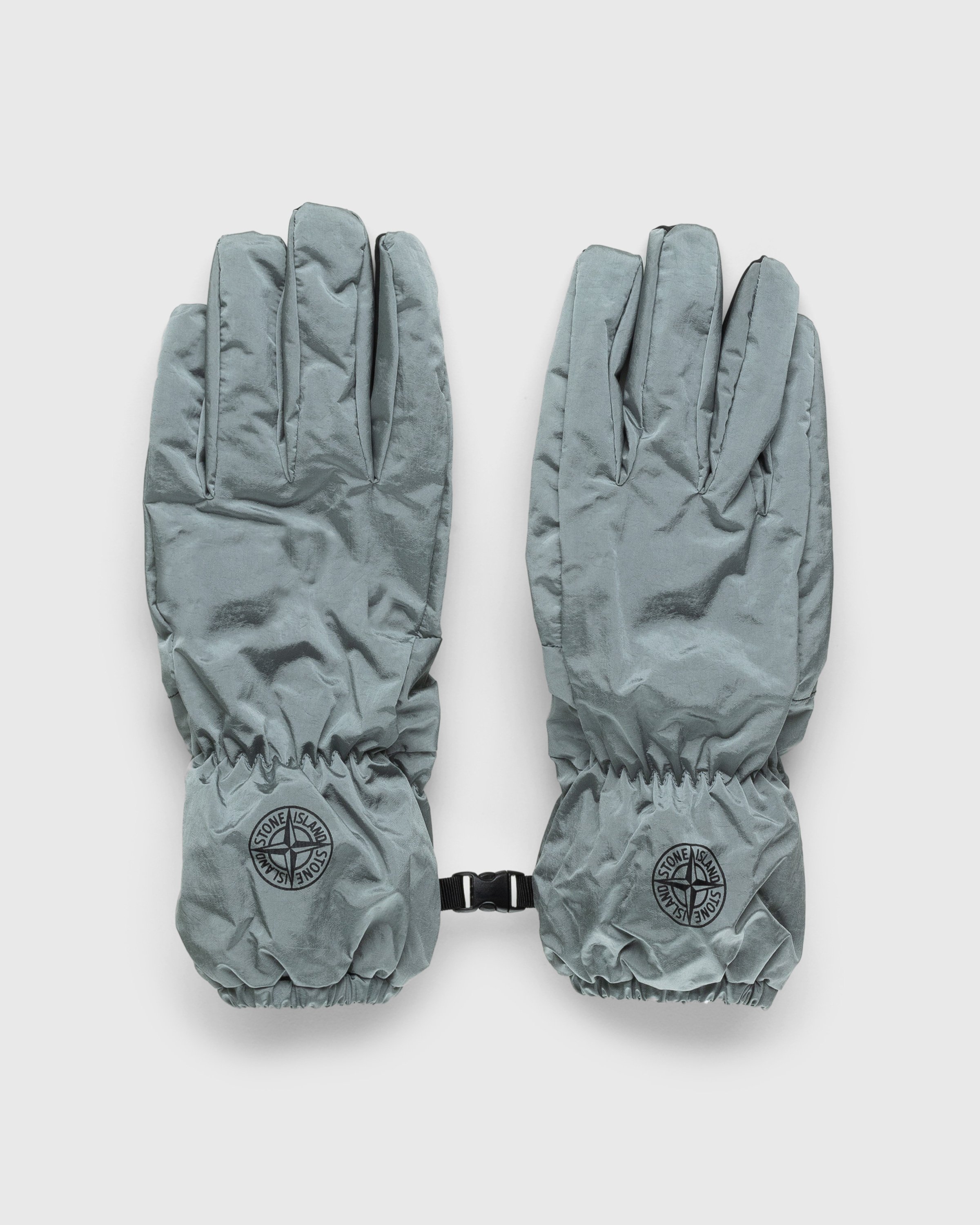 Stone Island - Nylon Metal Gloves Aqua - Accessories - Blue - Image 1