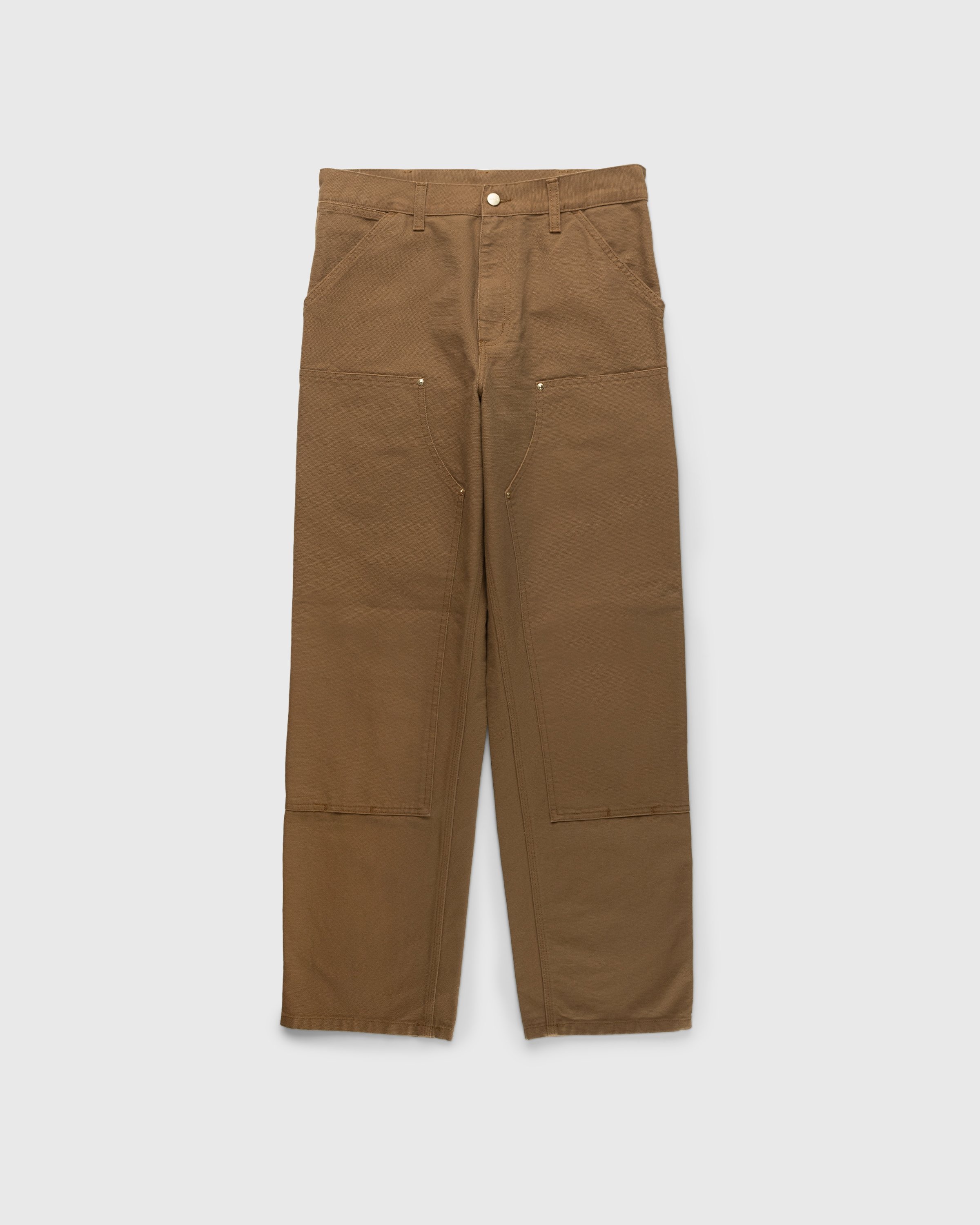 Carhartt WIP - Double Knee Pant Brown - Clothing - Brown - Image 1