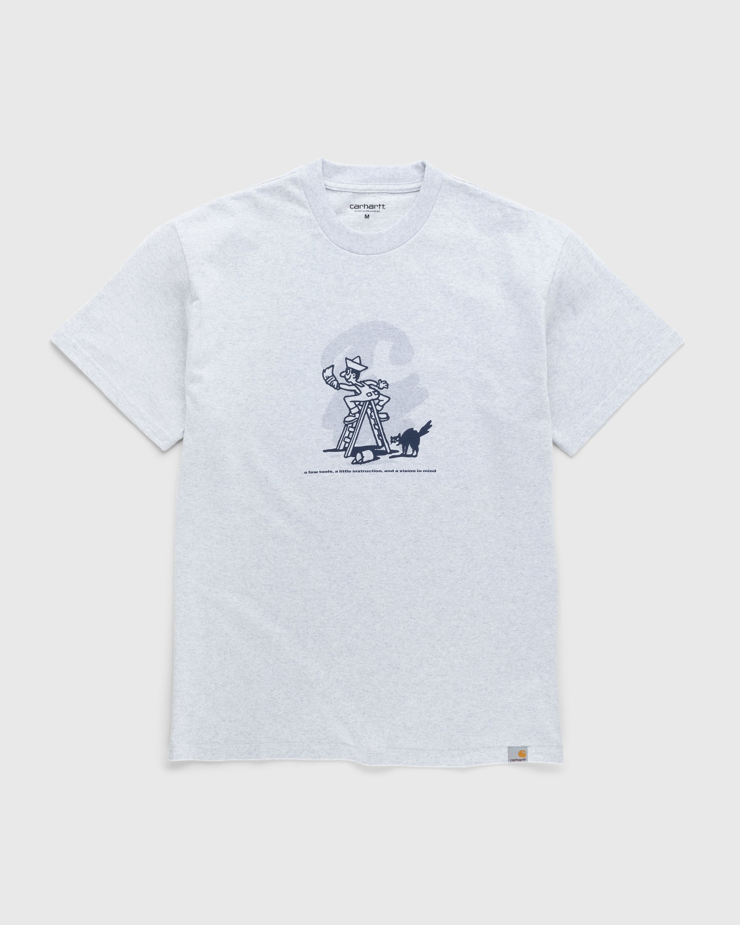 Carhartt WIP - Lucky Painter T-Shirt Ash Heather - Clothing - Grey - Image 1