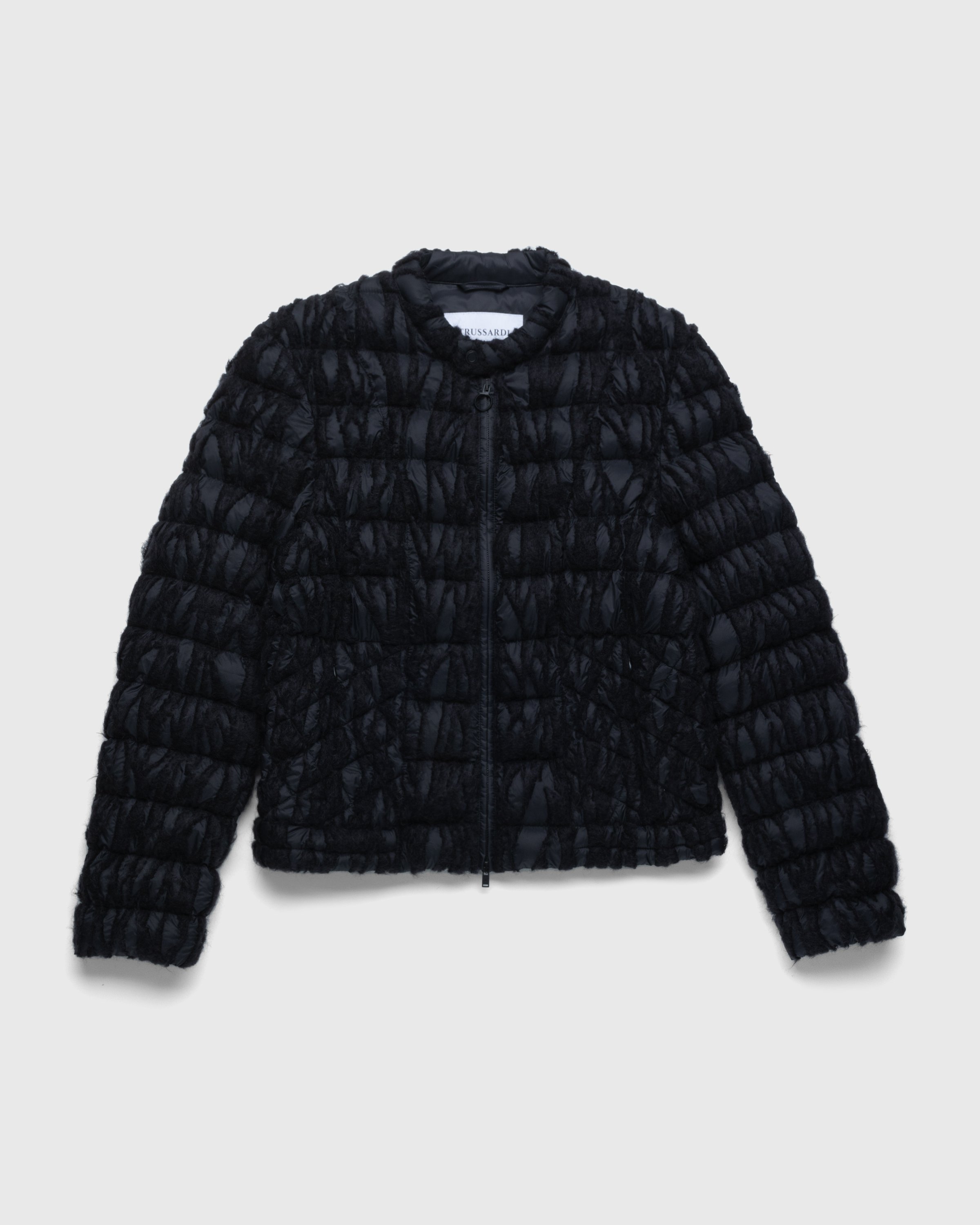 Trussardi - Embroidered Nylon Jacket Black - Clothing - Black - Image 1