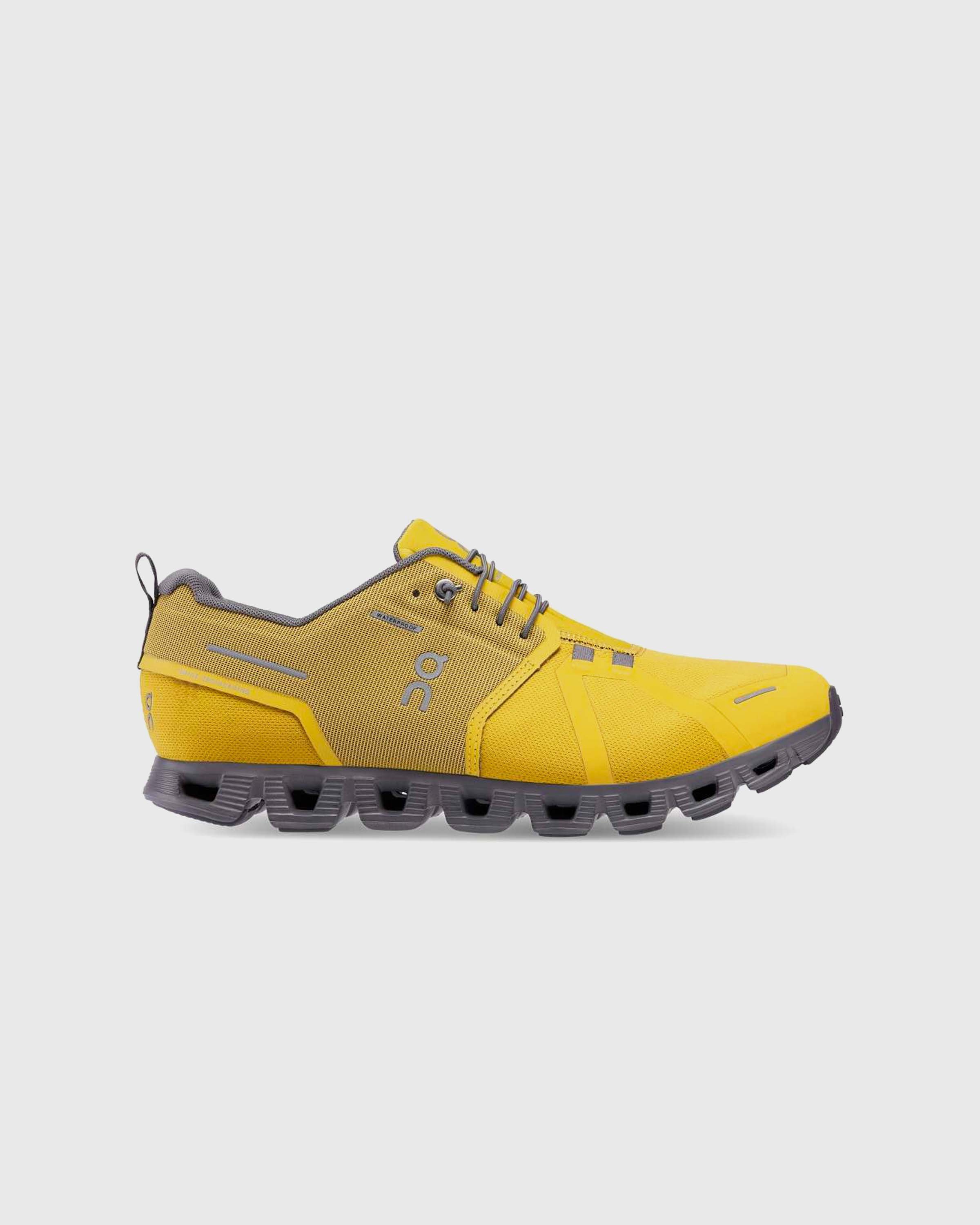 On - Cloud 5 Waterproof Mustard/Rock - Footwear - Yellow - Image 1