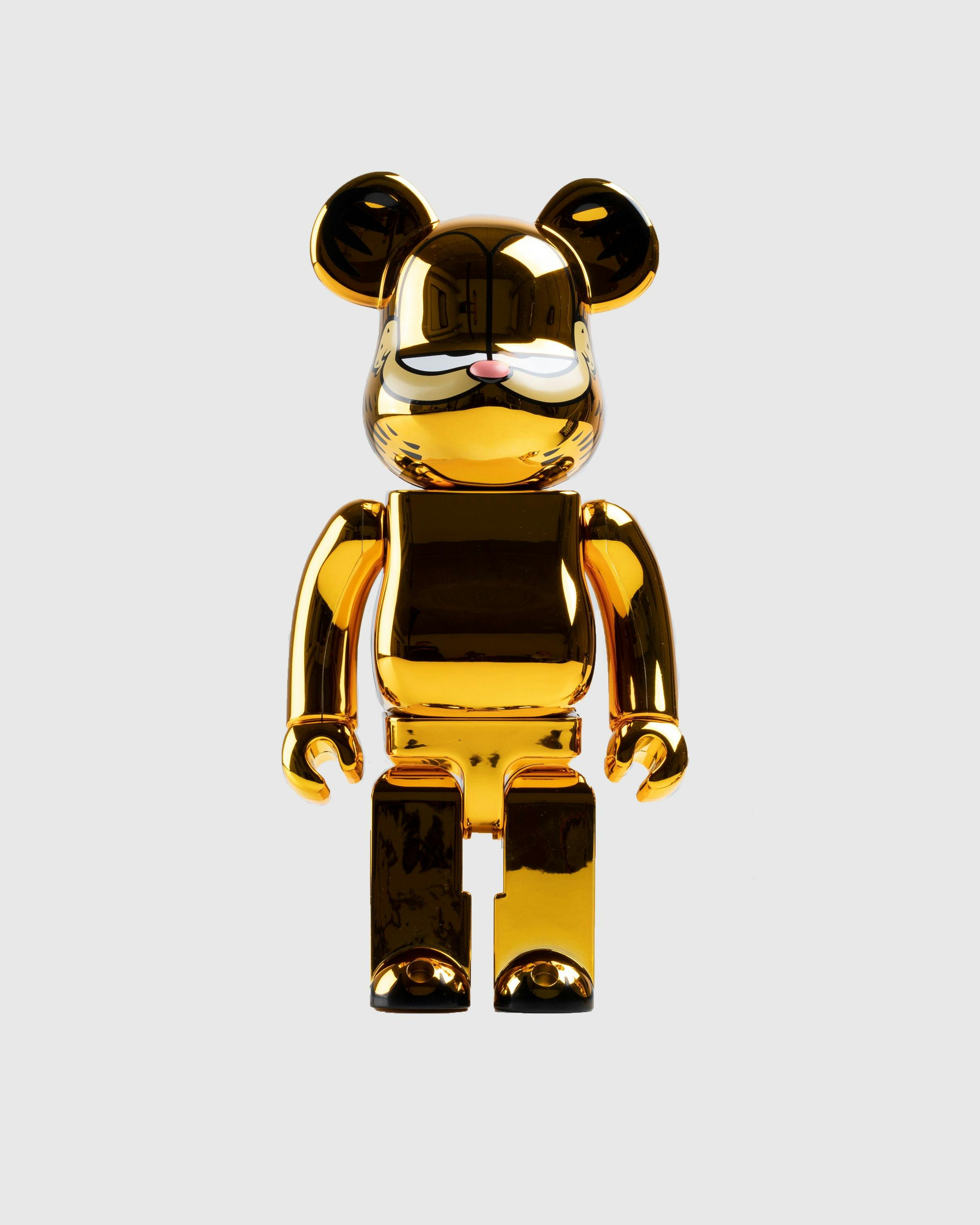 Medicom - Be@rbrick Garfield 1000% Gold Chrome - Lifestyle - Orange - Image 1