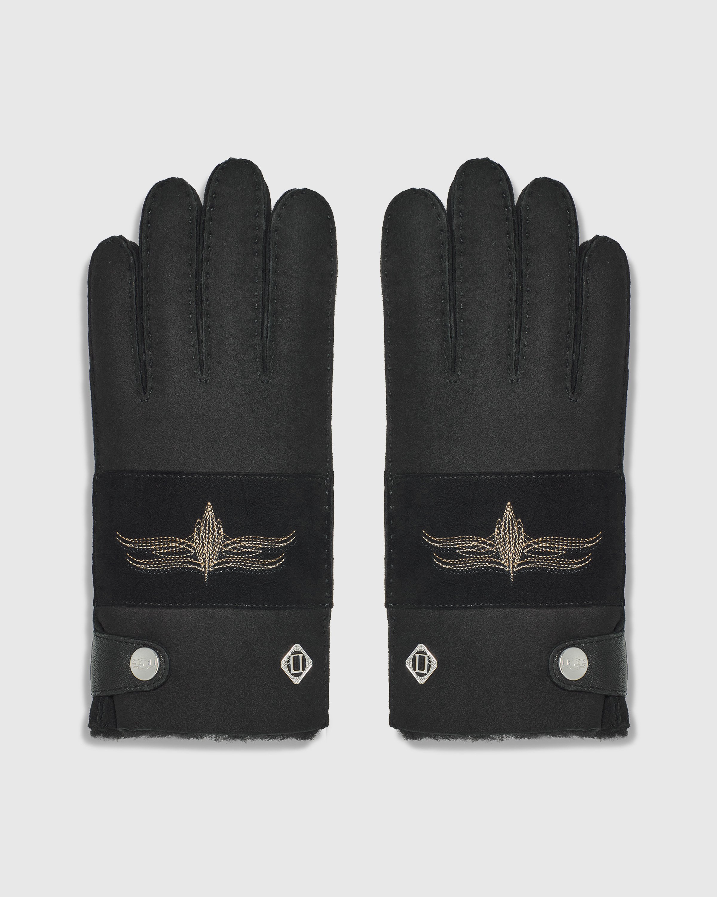 Ugg x Children of the Discordance - Sheepskin Gloves Black - Accessories - Black - Image 1