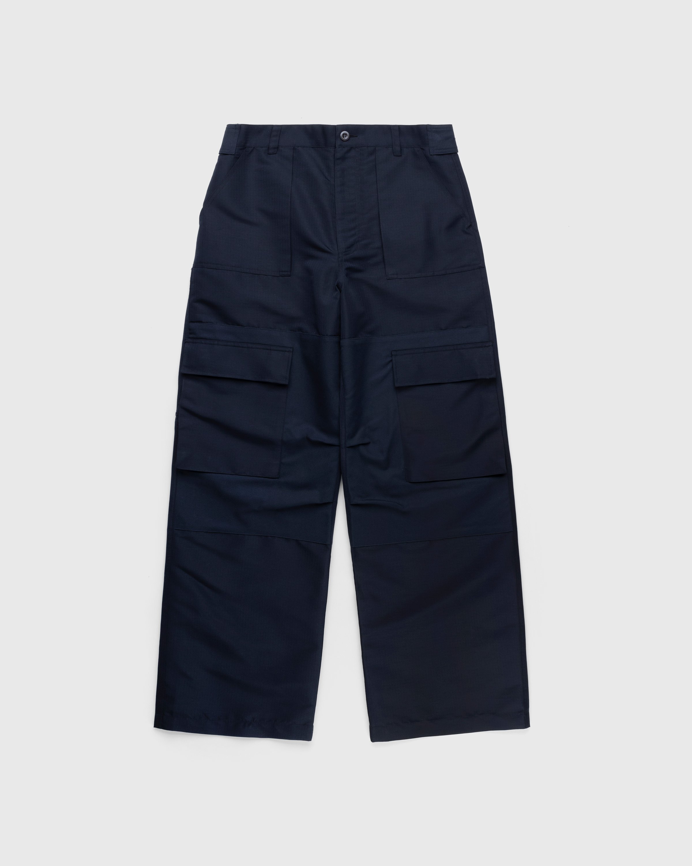 Acne Studios - Ripstop Cargo Trousers Dark Blue - Clothing - Black - Image 1