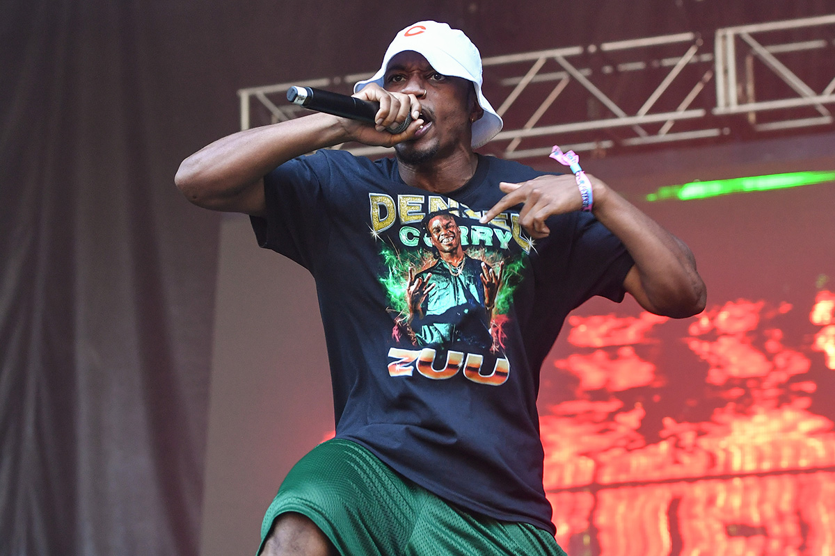 Denzel Curry performs during 2019 Lollapalooza at Grant Park