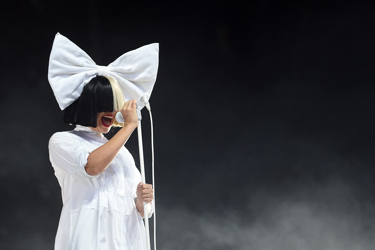 Sia performs at V Festival at Hylands Park