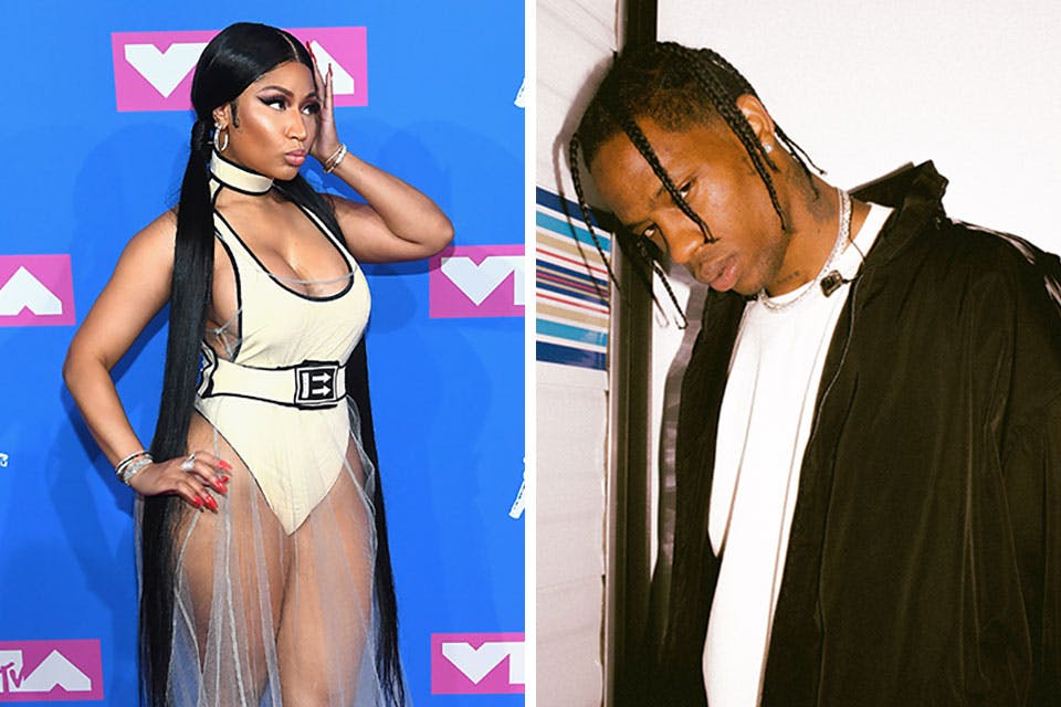 nicki minaj travis scott beef queen radio