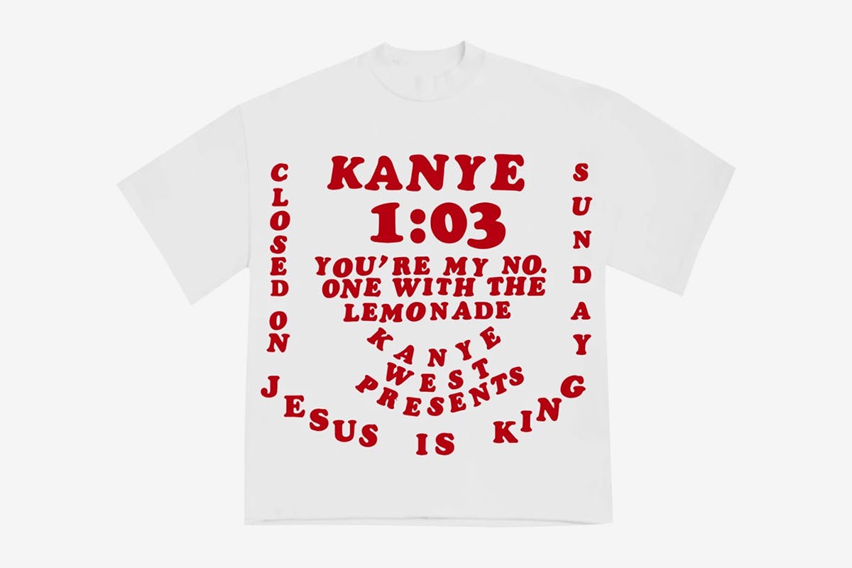 Kanye West Cactus Jack Flea Market Jesus Is King merch