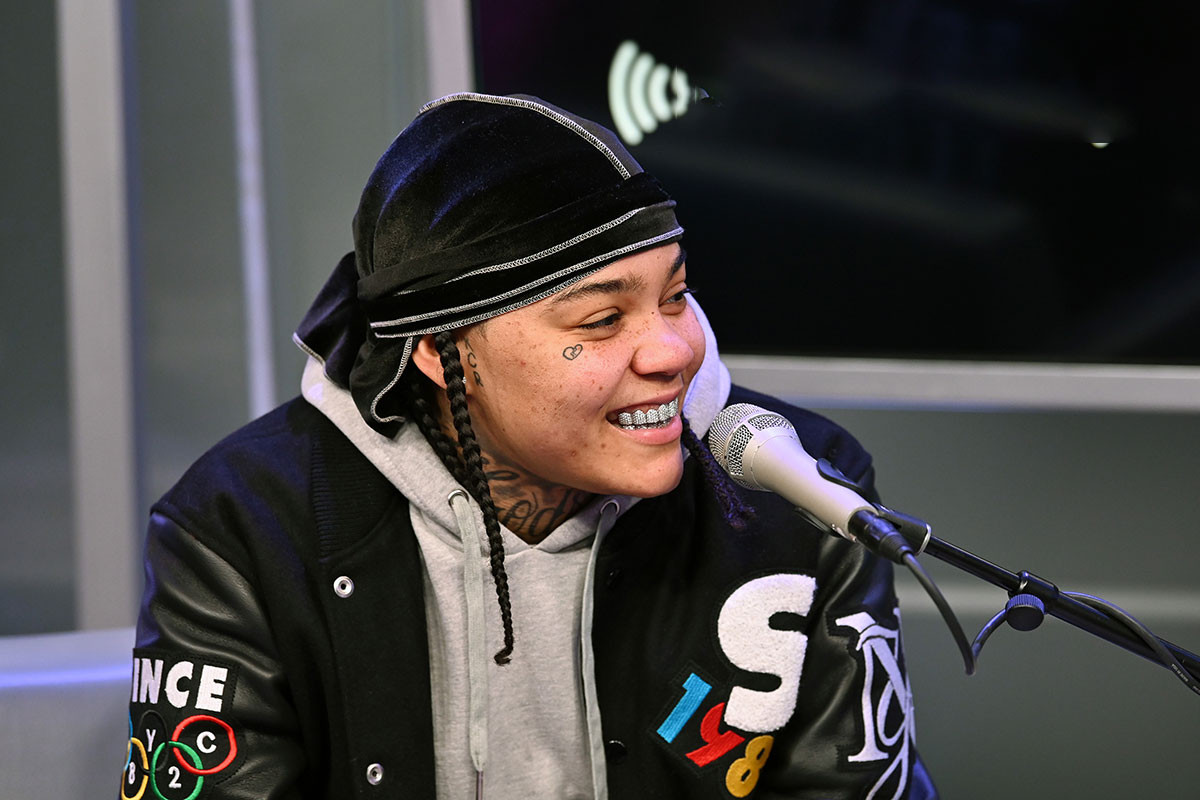 Young M.A gives interview at SiriusXM