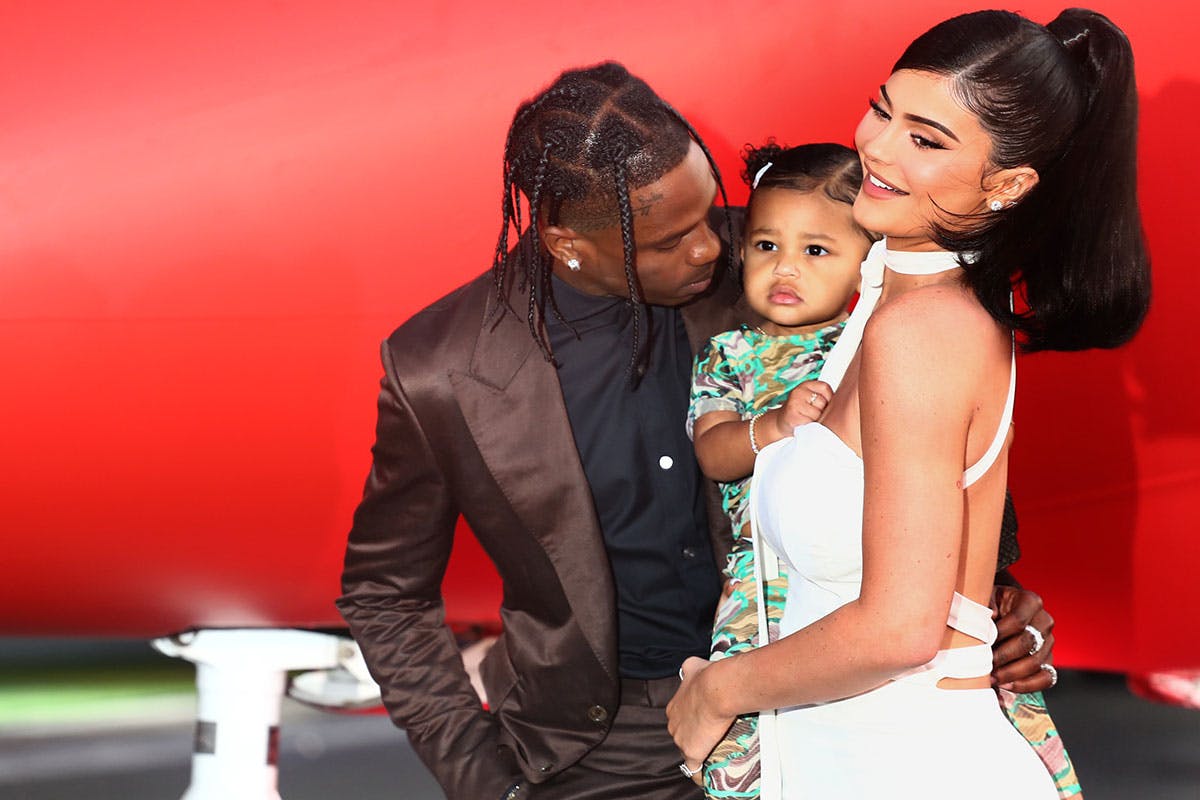 Travis Scott, Kylie Jenner and daughter stormi webster