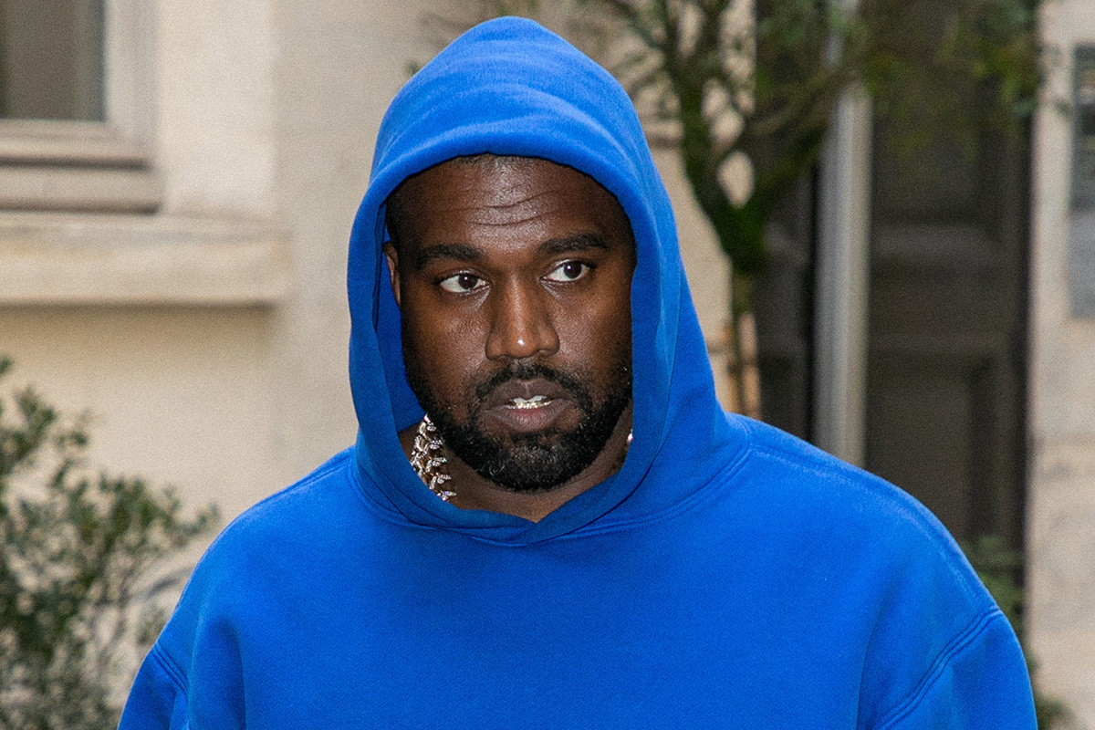 Kanye West Blue Gap Hoodie