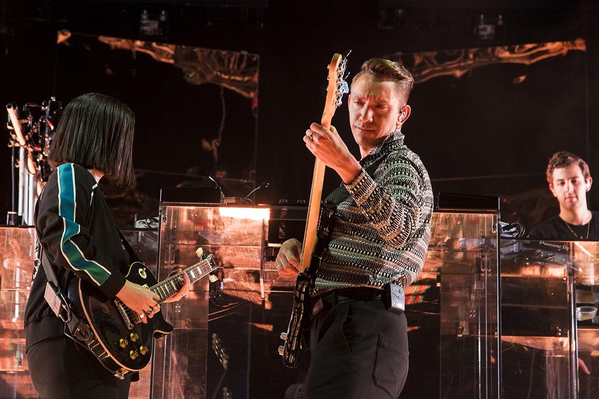 The xx performing