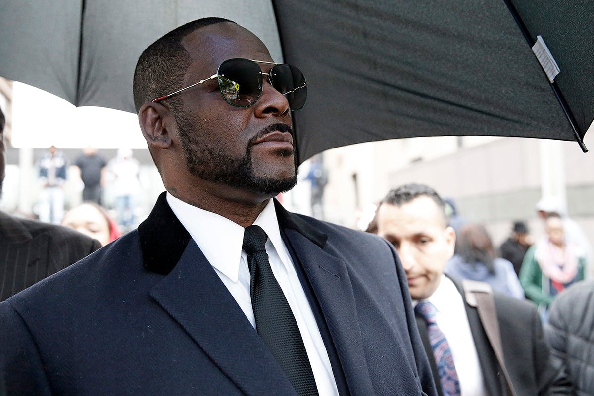 R. Kelly sunglasses suit