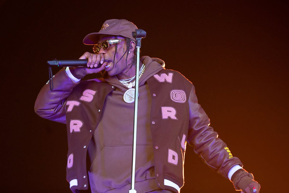 Travis Scott performing