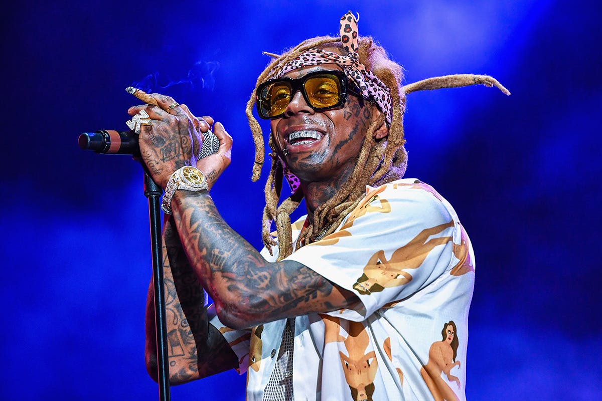 Lil Wayne performing