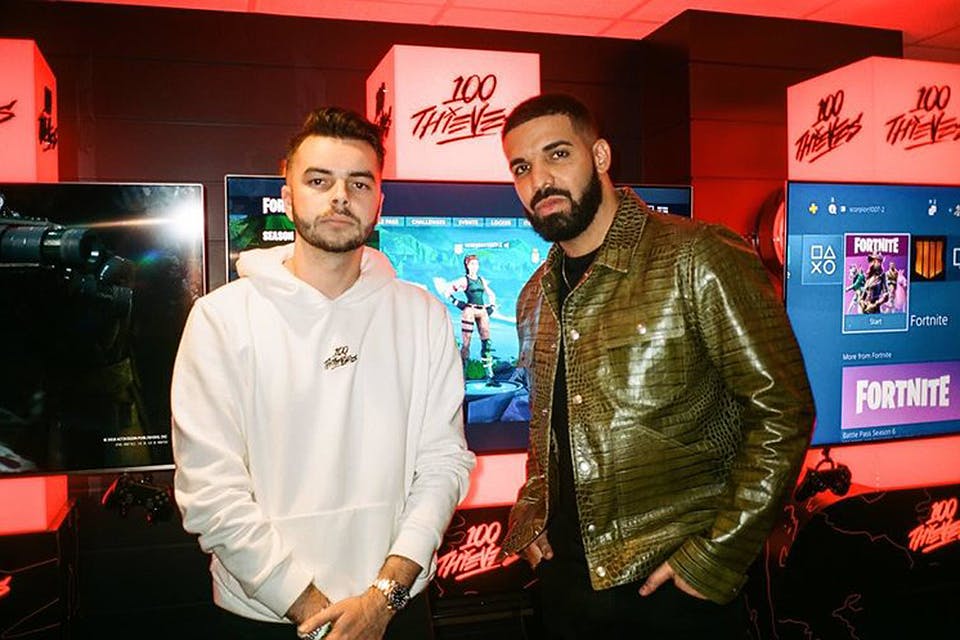 drake e sports investment 100 thieves e-sports scooter braun