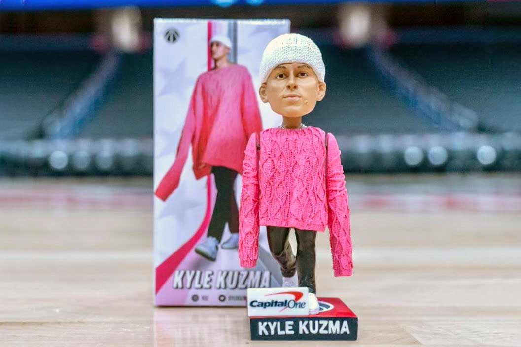 Kyle Kuzma's Giant, Pink Raf Simons Sweater Is Now a Toy