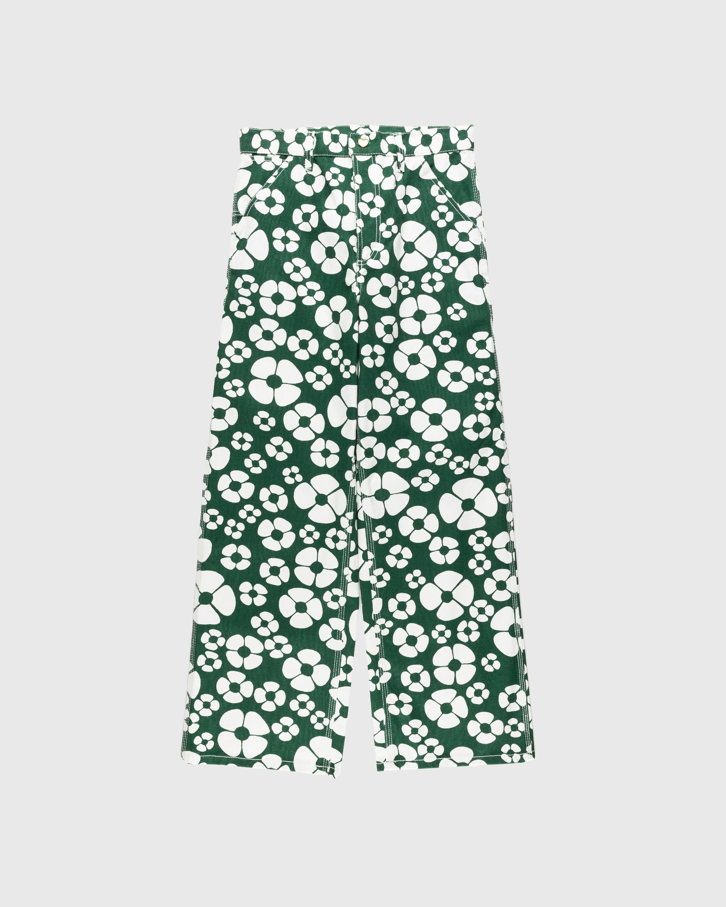 Marni x Carhartt WIP - Floral Trousers Green - Clothing - Green - Image 1
