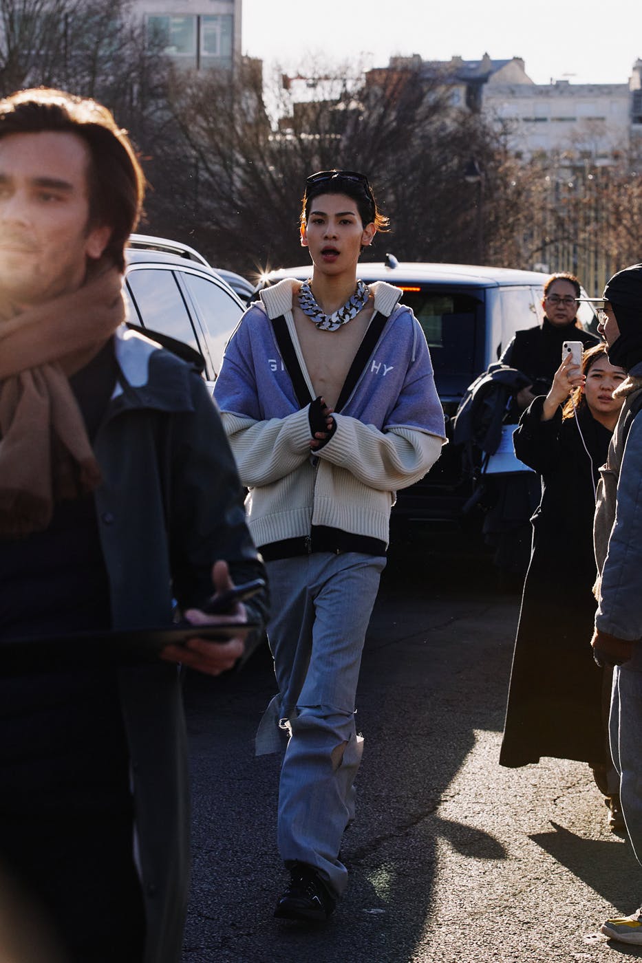 Men's Paris Fashion Week FW23 Street Style Looks